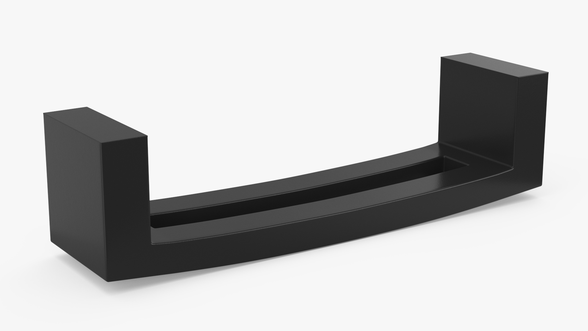 3D Kitchen Cabinet Handle Flat Black model