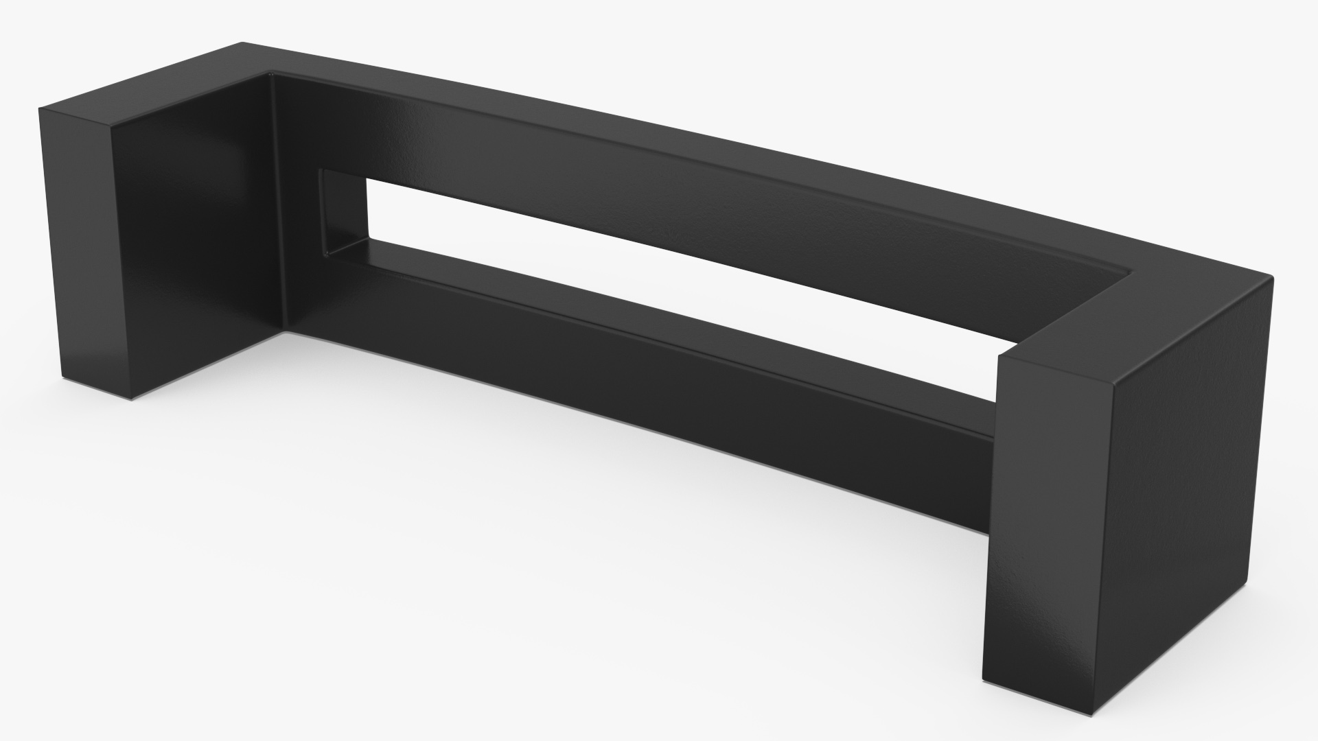 3D Kitchen Cabinet Handle Flat Black model