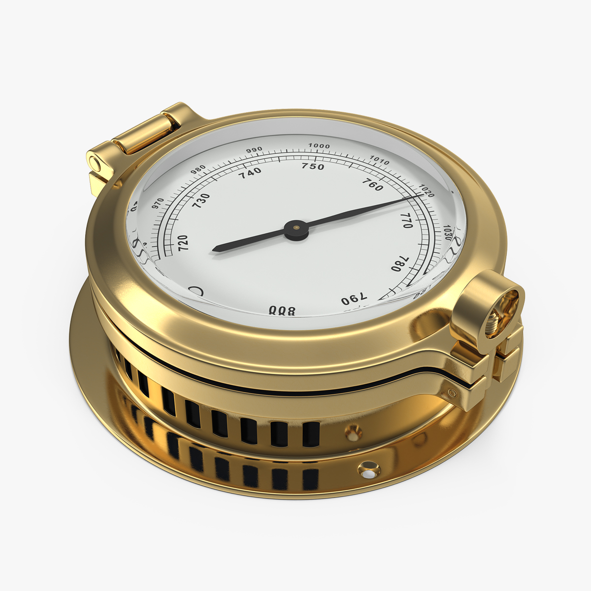 Brass Ship Barometer