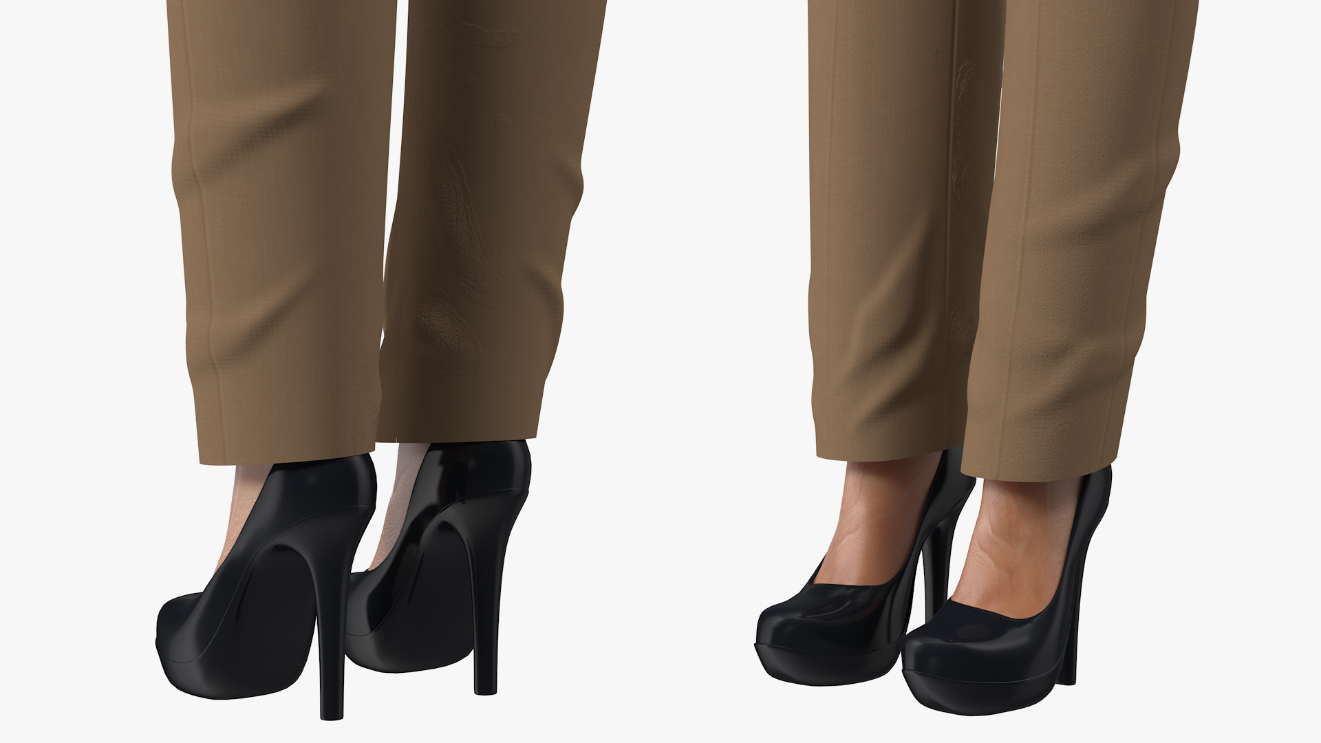 3D Light Skin Business Style Woman Rigged model
