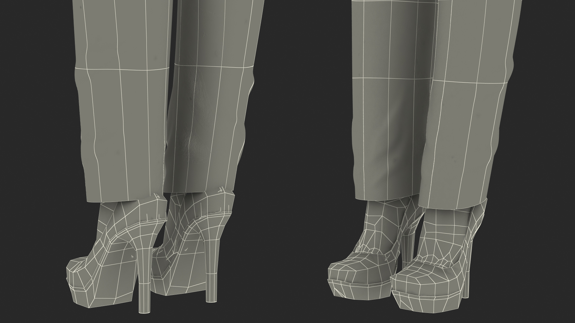 3D Light Skin Business Style Woman Rigged model