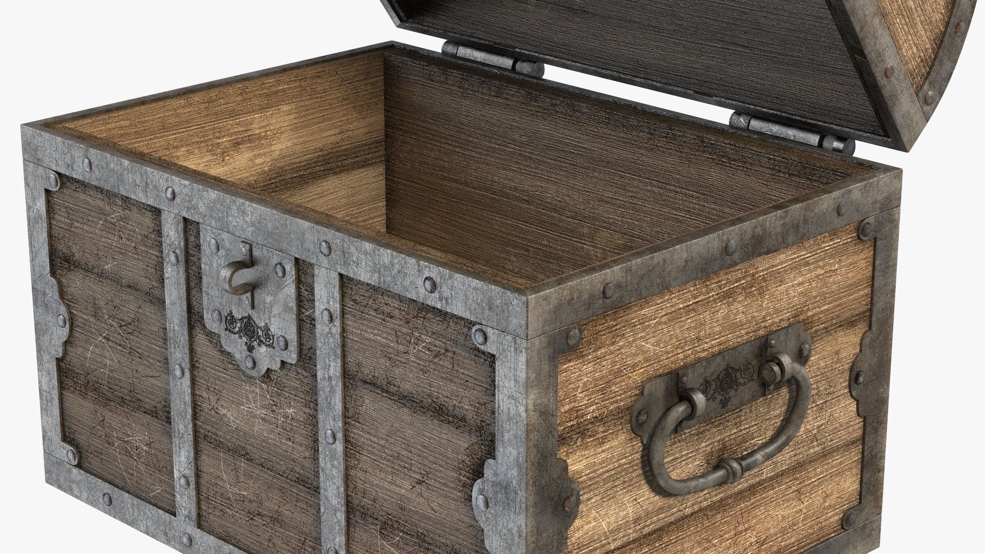 3D model Antique Wooden Chest