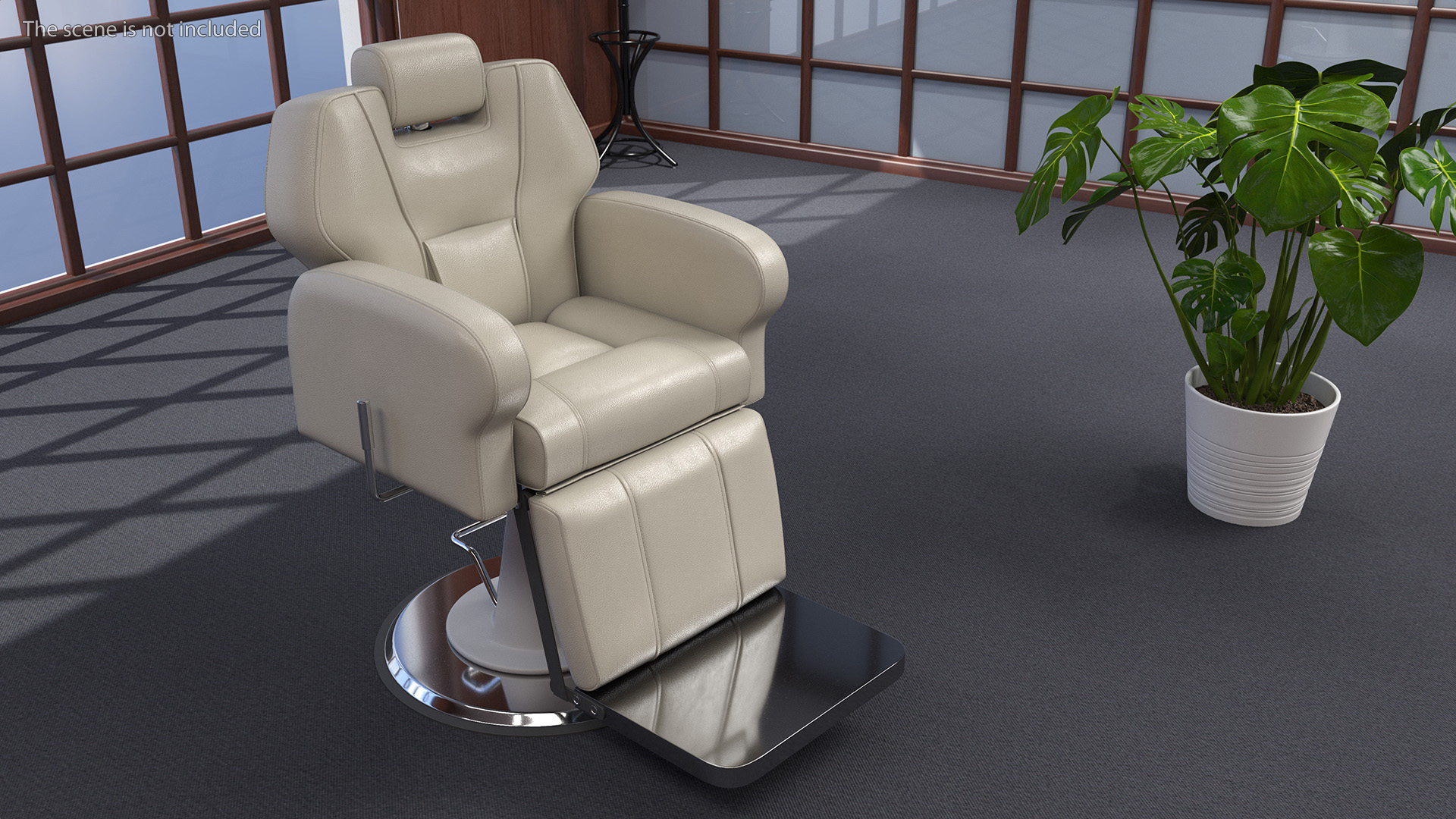 Beauty Salon Chair White 3D model