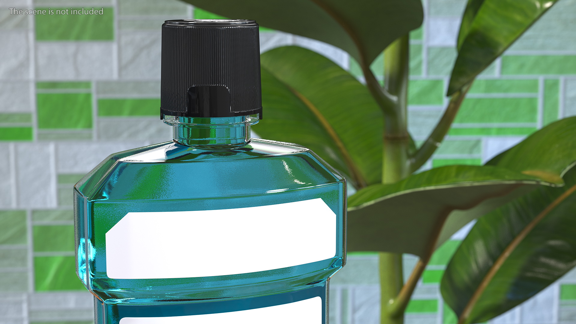 3D Anticavity Mouthwash 250ml Bottle model