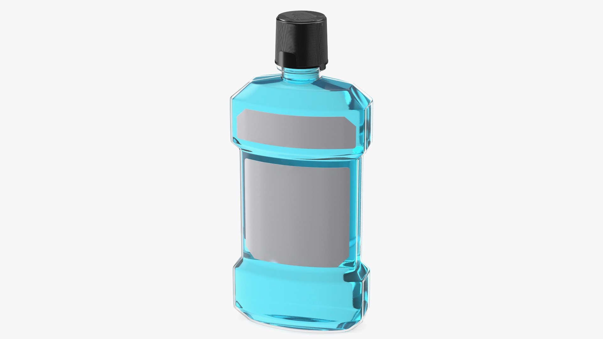 3D Anticavity Mouthwash 250ml Bottle model
