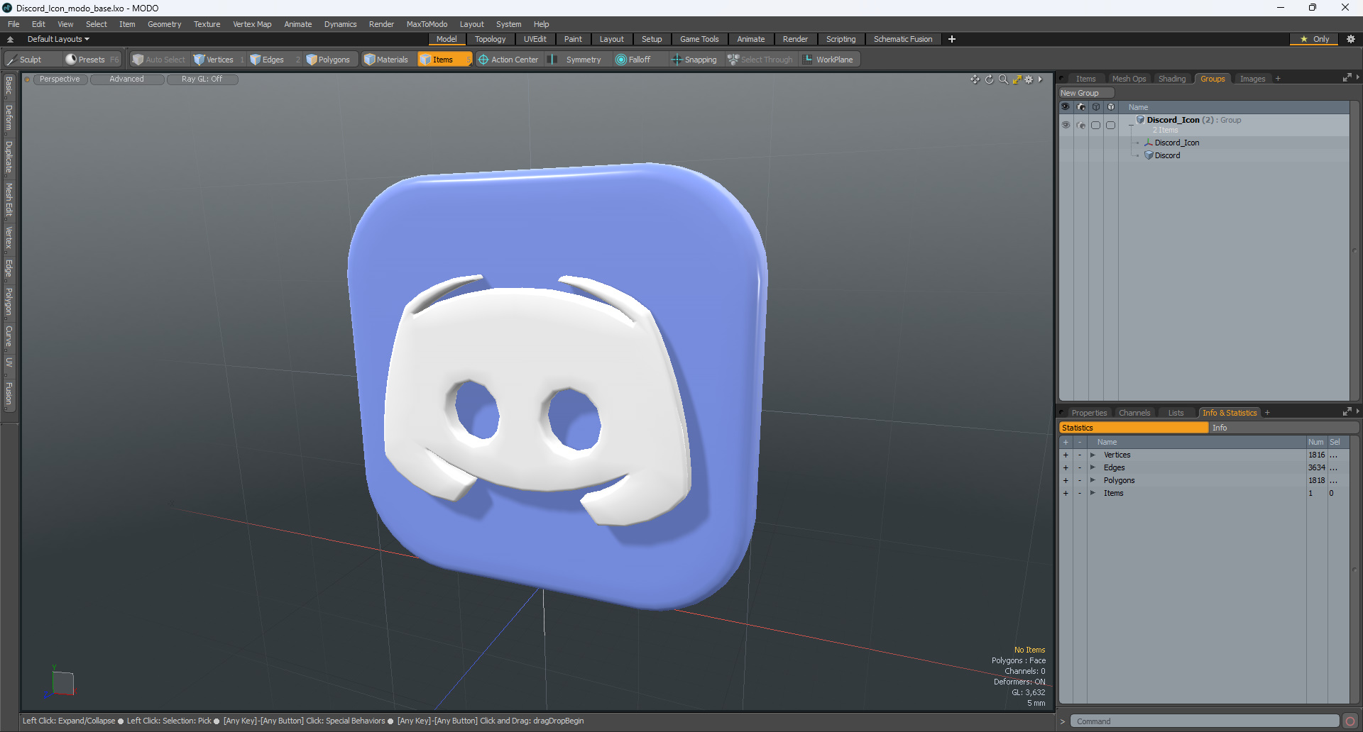 Discord Icon 3D