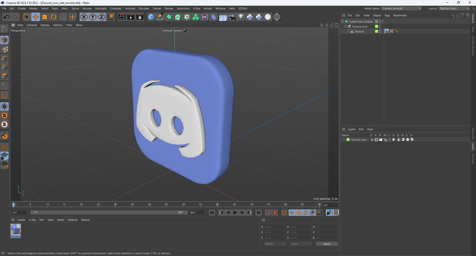 Discord Icon 3D