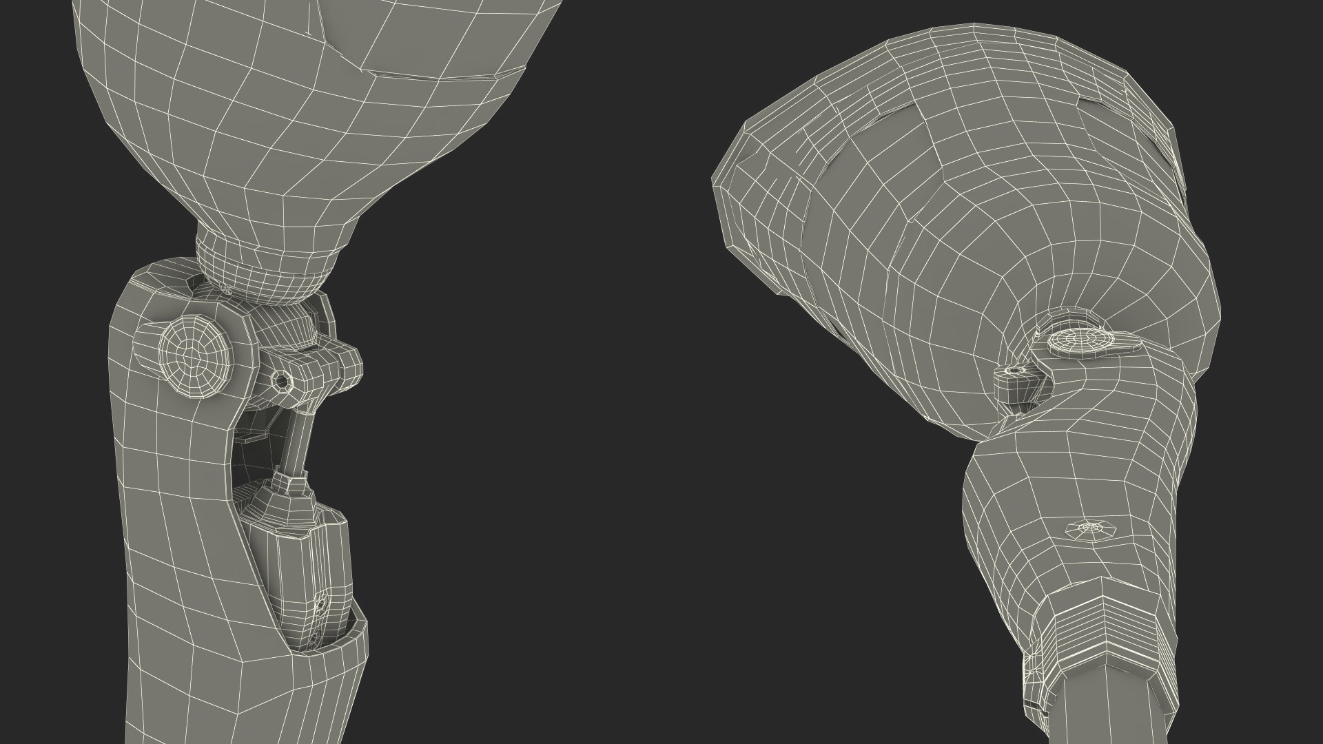 Man with Prosthetic Leg Rigged for Cinema 4D 3D model