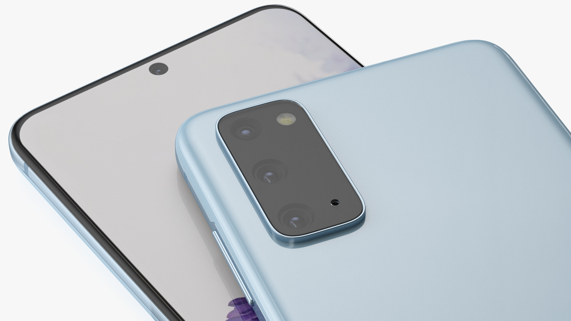3D model Galaxy S20 Blue