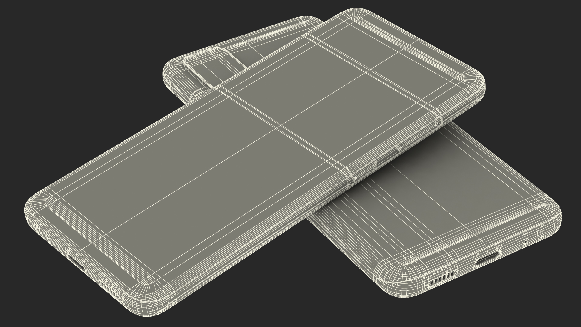 3D model Galaxy S20 Blue