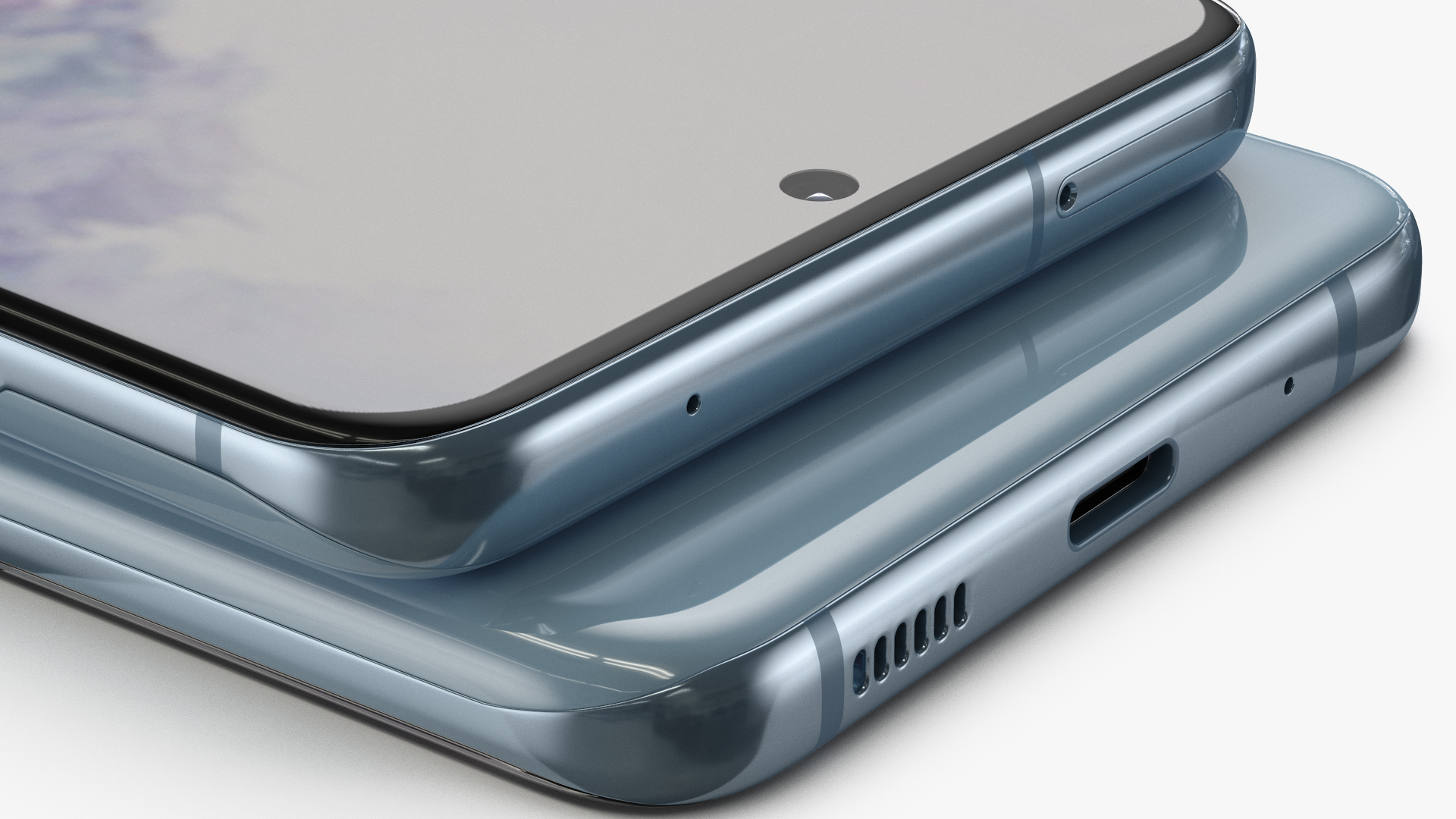3D model Galaxy S20 Blue