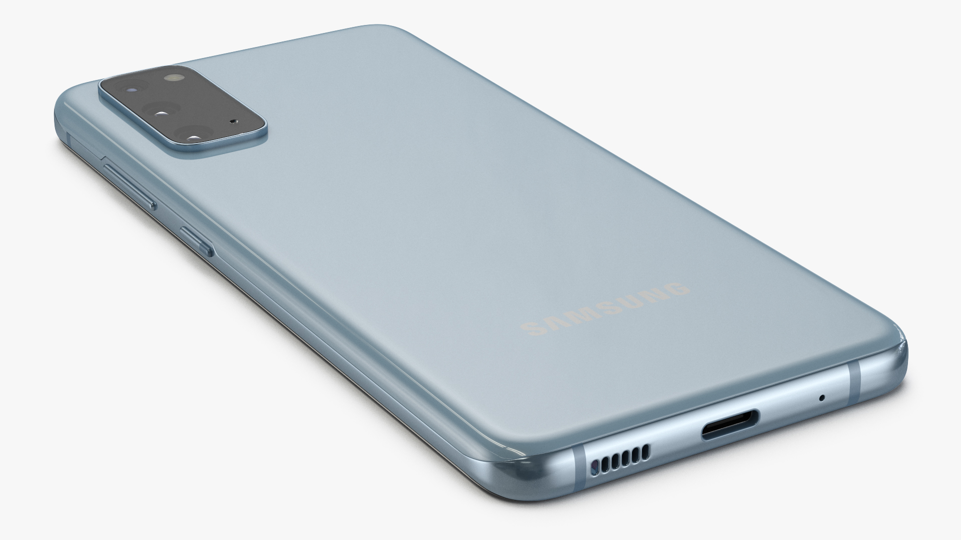 3D model Galaxy S20 Blue
