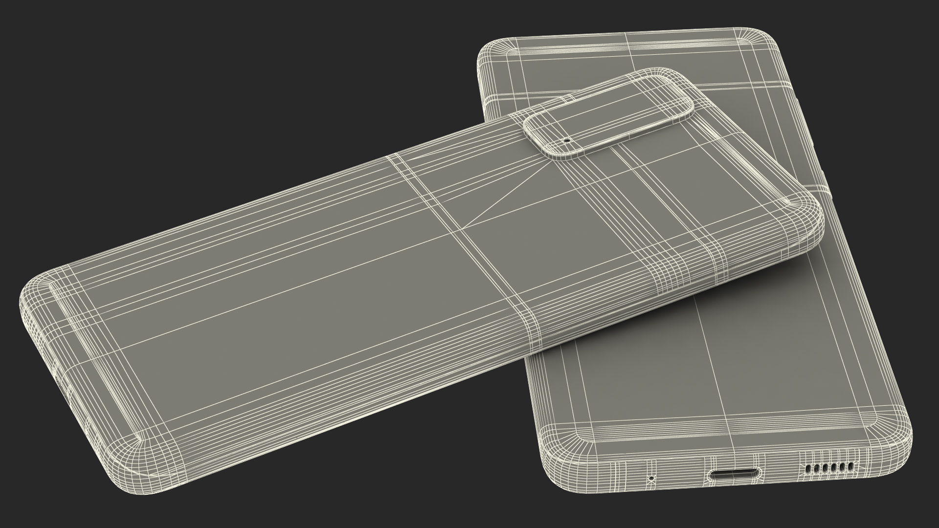 3D model Galaxy S20 Blue