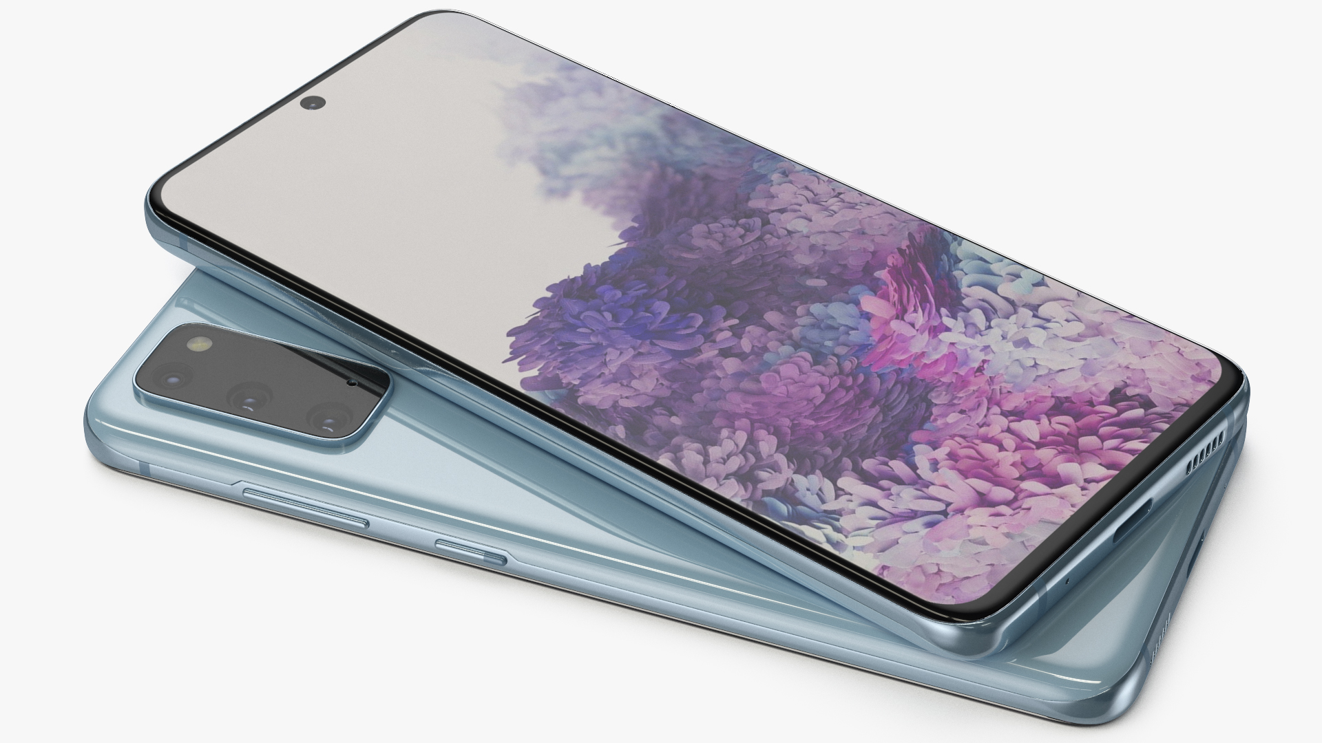 3D model Galaxy S20 Blue