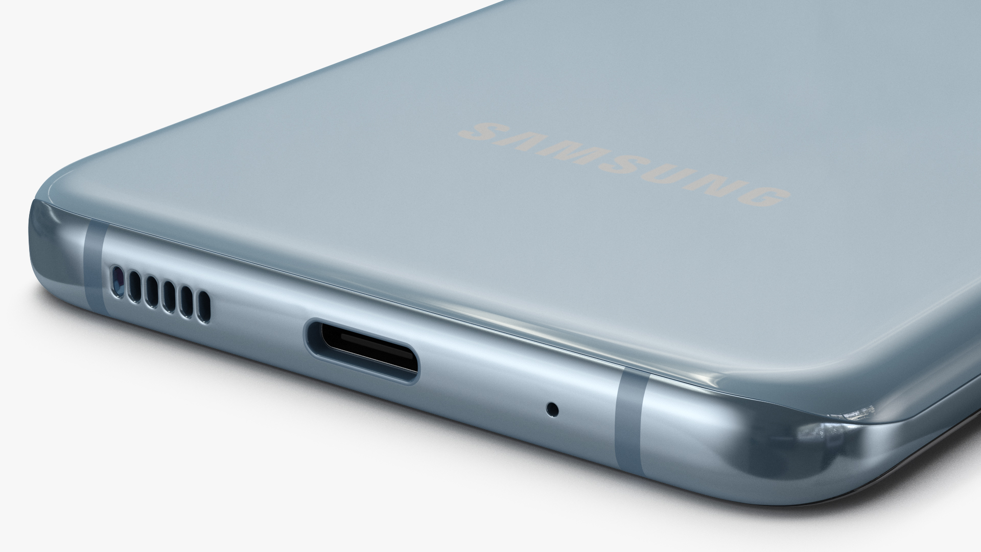 3D model Galaxy S20 Blue
