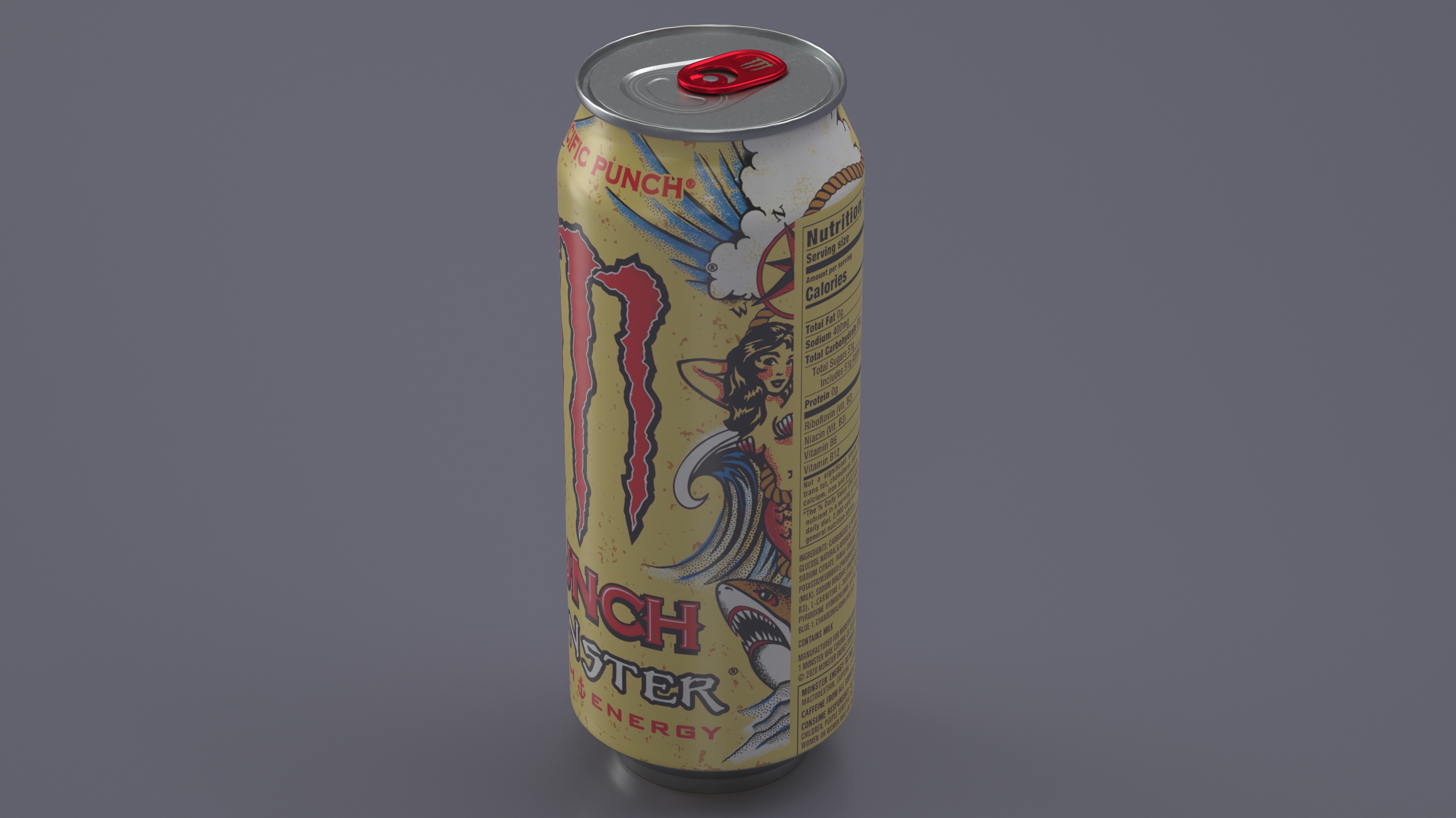 3D Monster Energy Pacific Punch model