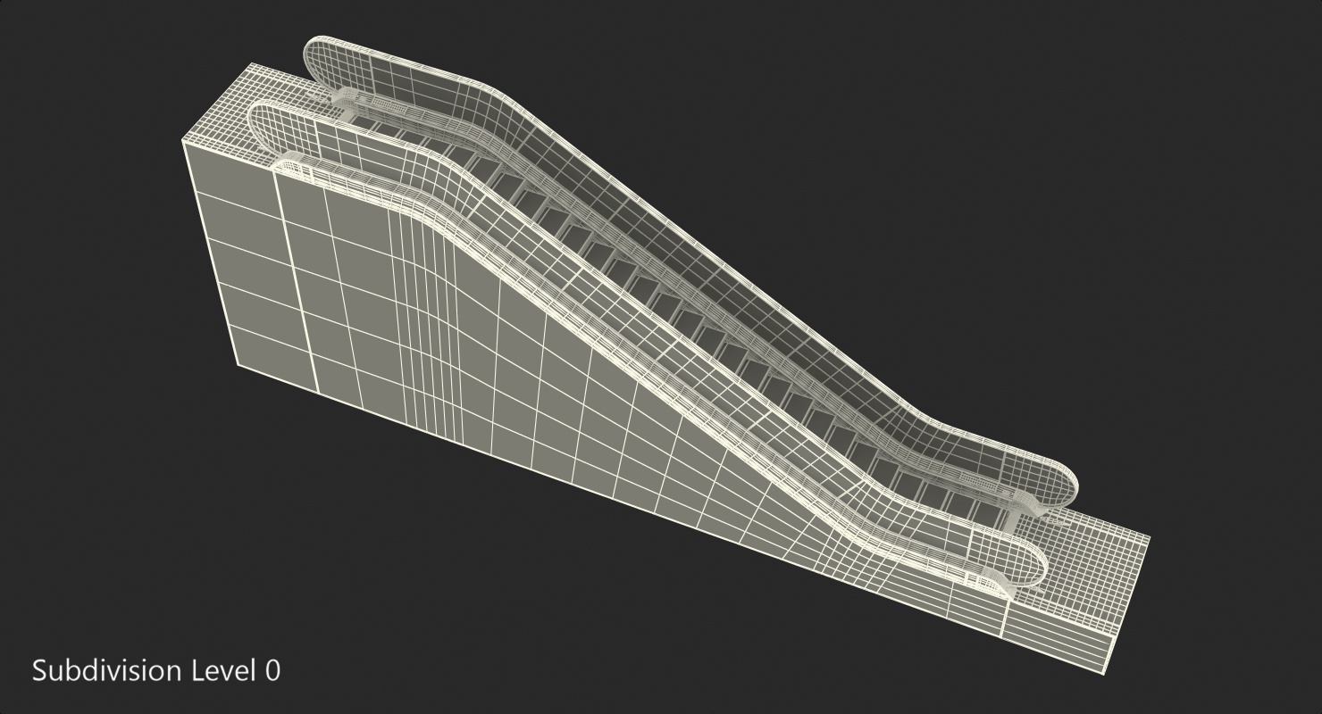 3D model Stair Lift Escalator