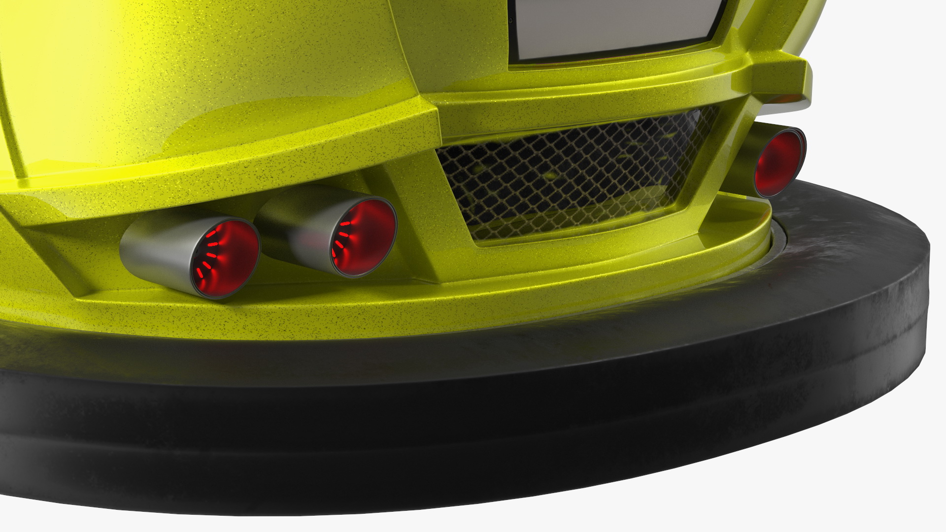 3D Boy with Bumper Car Fur model
