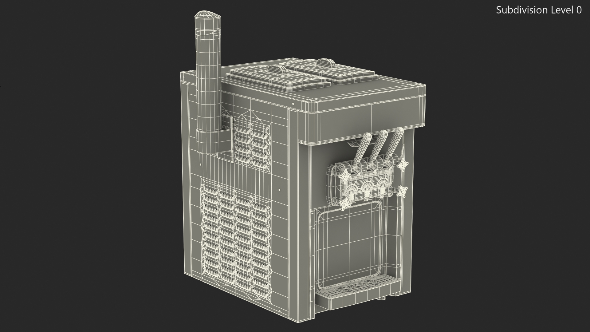 Soft Ice Cream Machine 3D