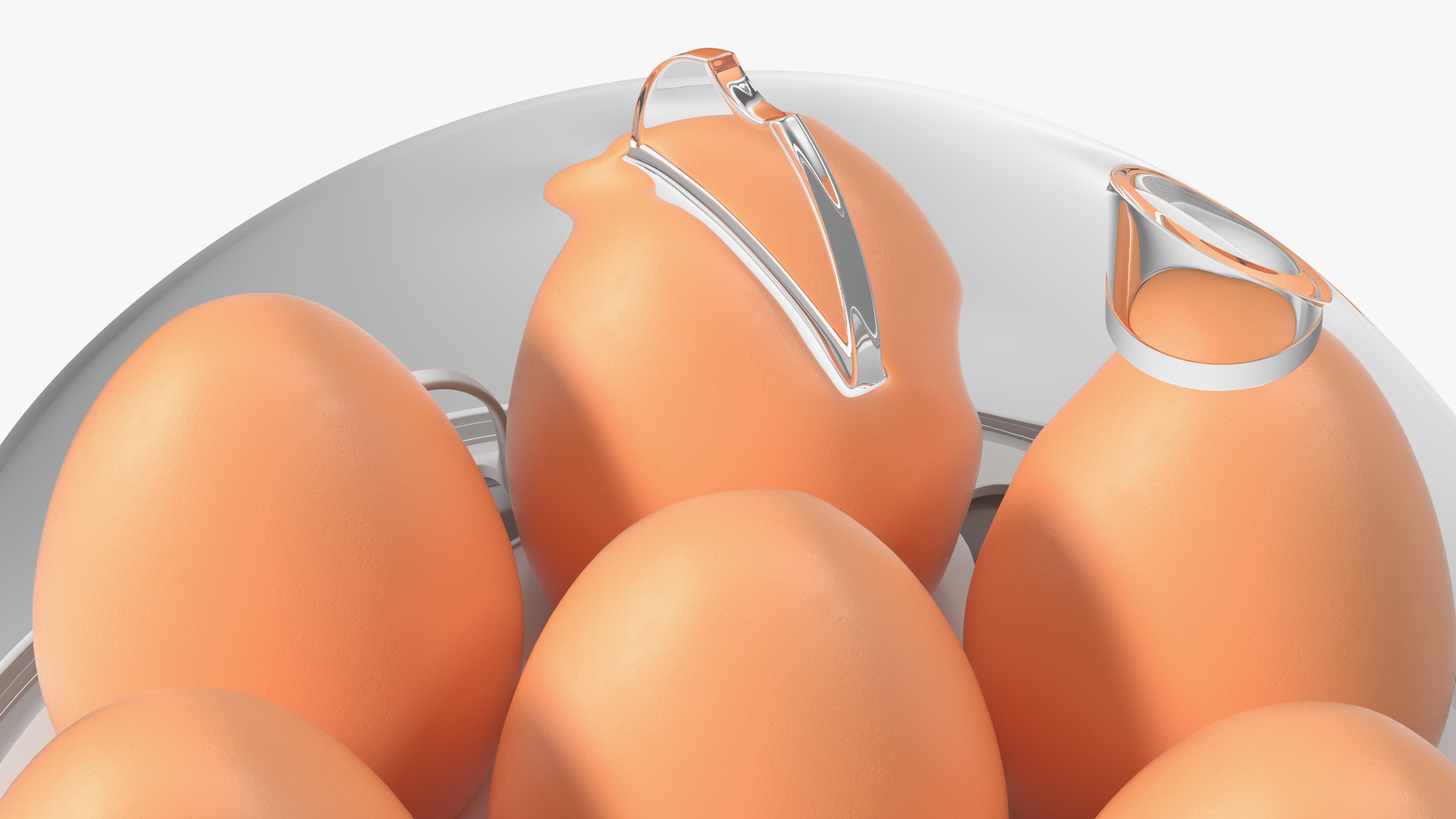 Incubator With Eggs 3D model