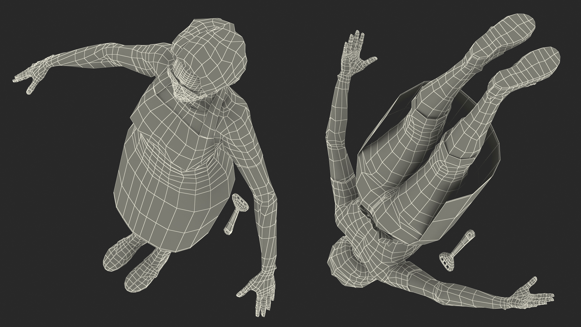 3D Korean Woman Kitchen Style Rigged model