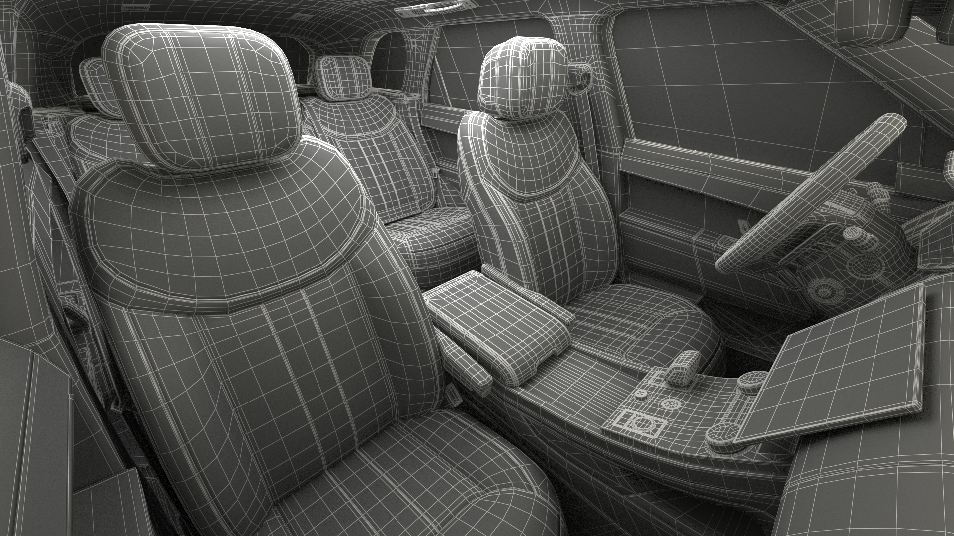 Range Rover Sport 2023 Red Rigged for Maya 3D