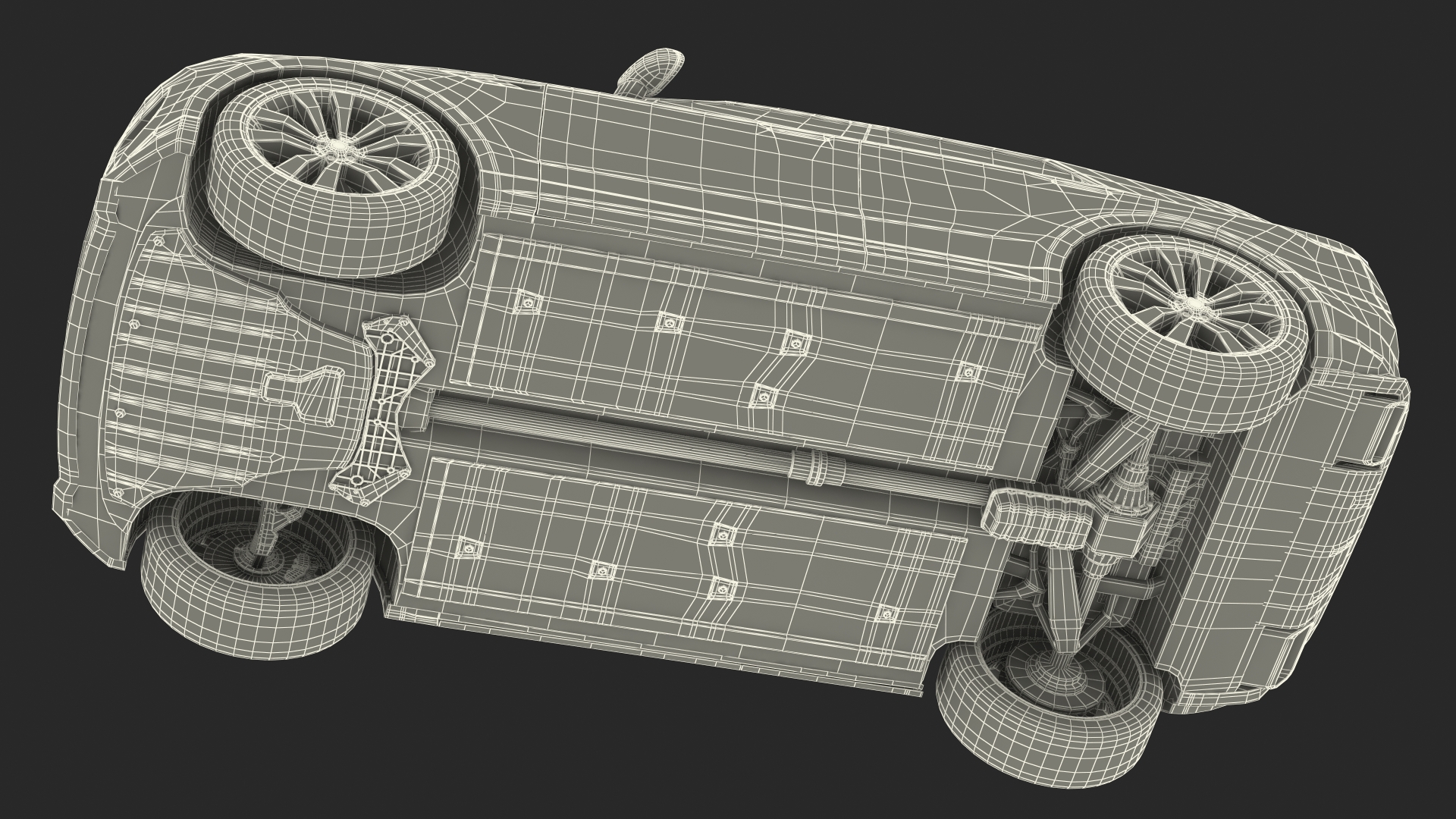 Range Rover Sport 2023 Red Rigged for Maya 3D