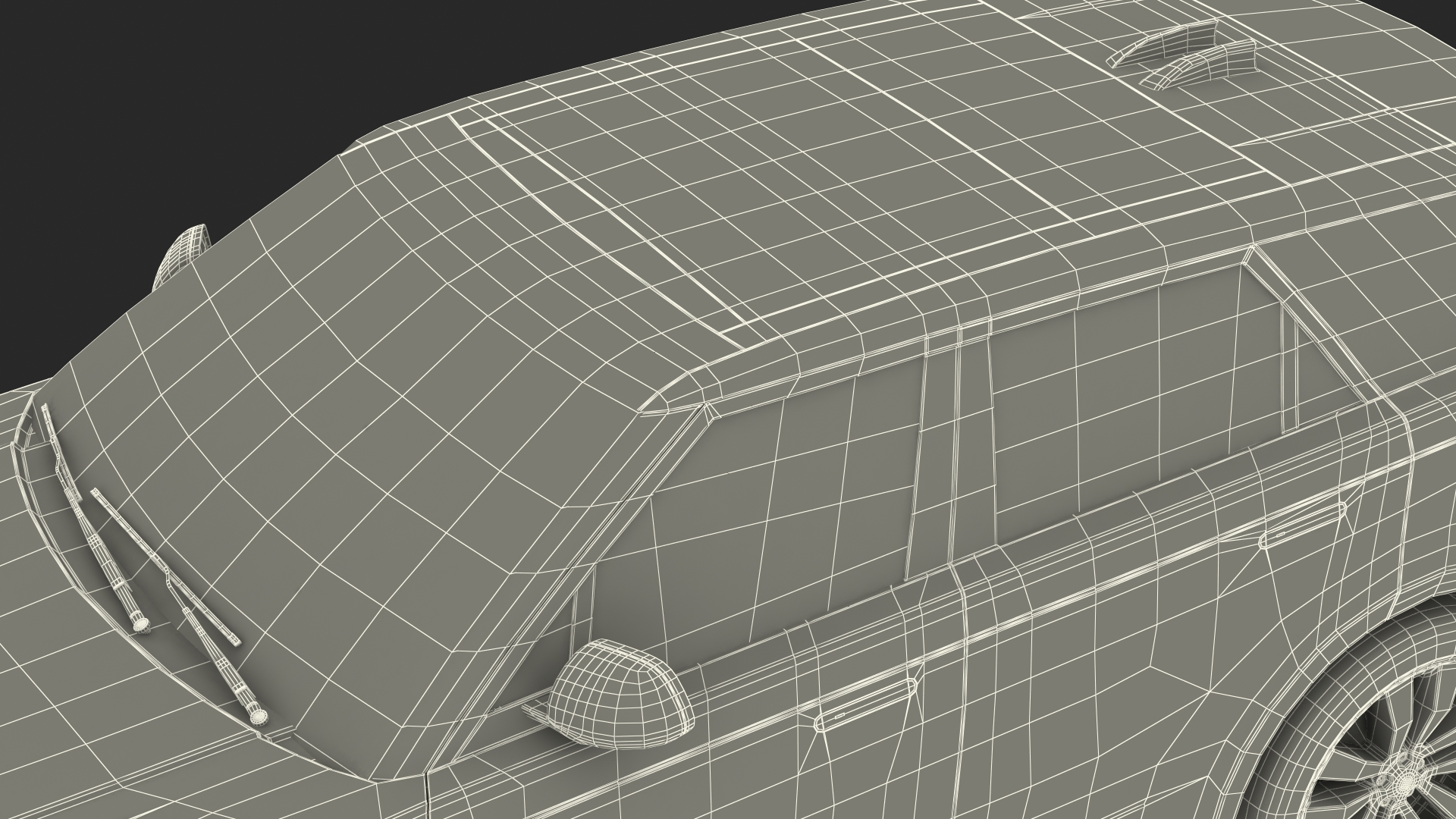 Range Rover Sport 2023 Red Rigged for Maya 3D