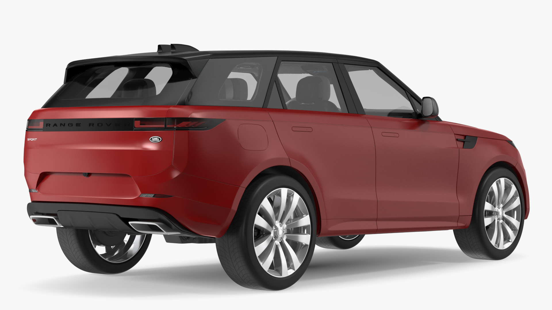 Range Rover Sport 2023 Red Rigged for Maya 3D