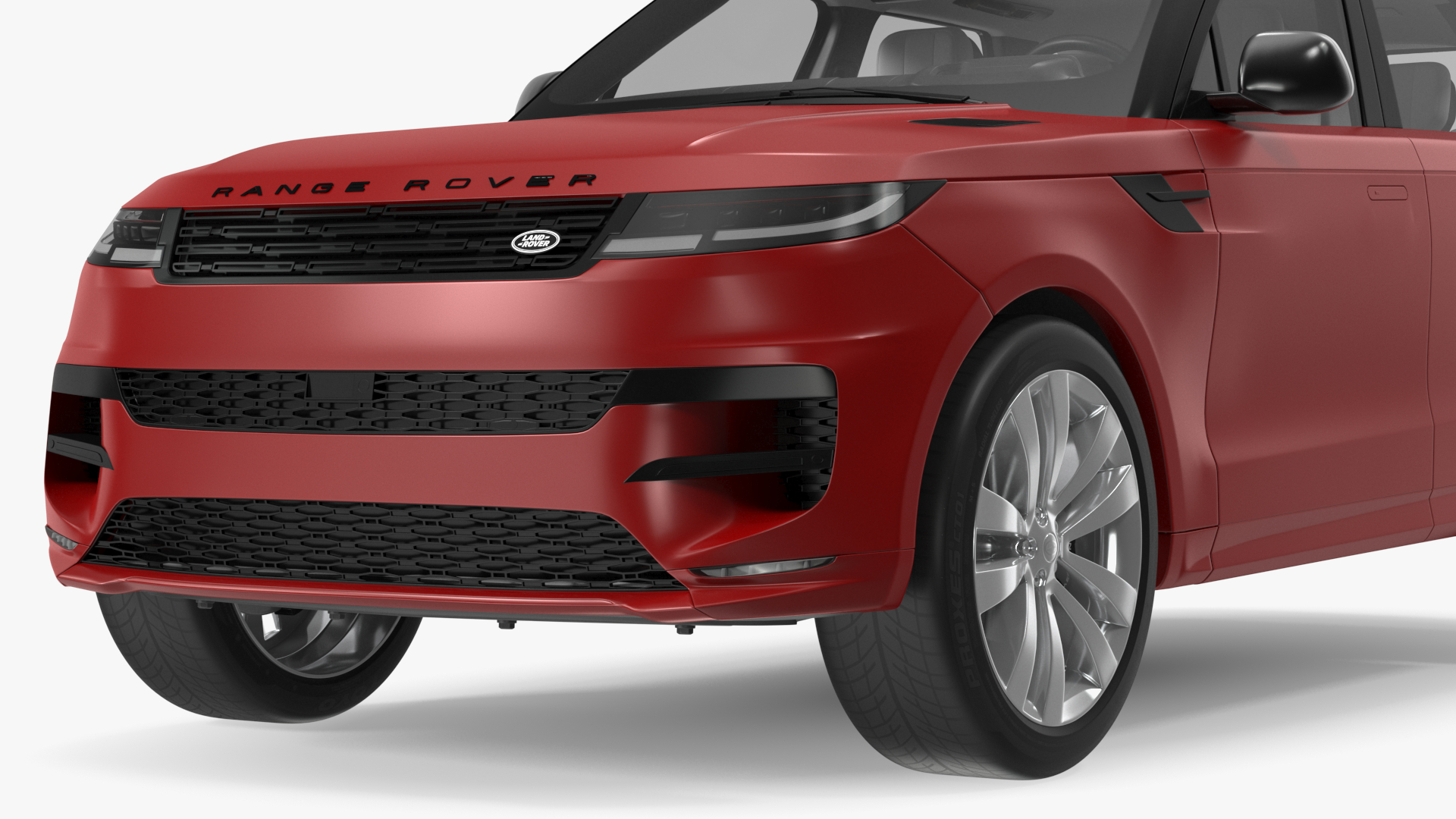 Range Rover Sport 2023 Red Rigged for Maya 3D