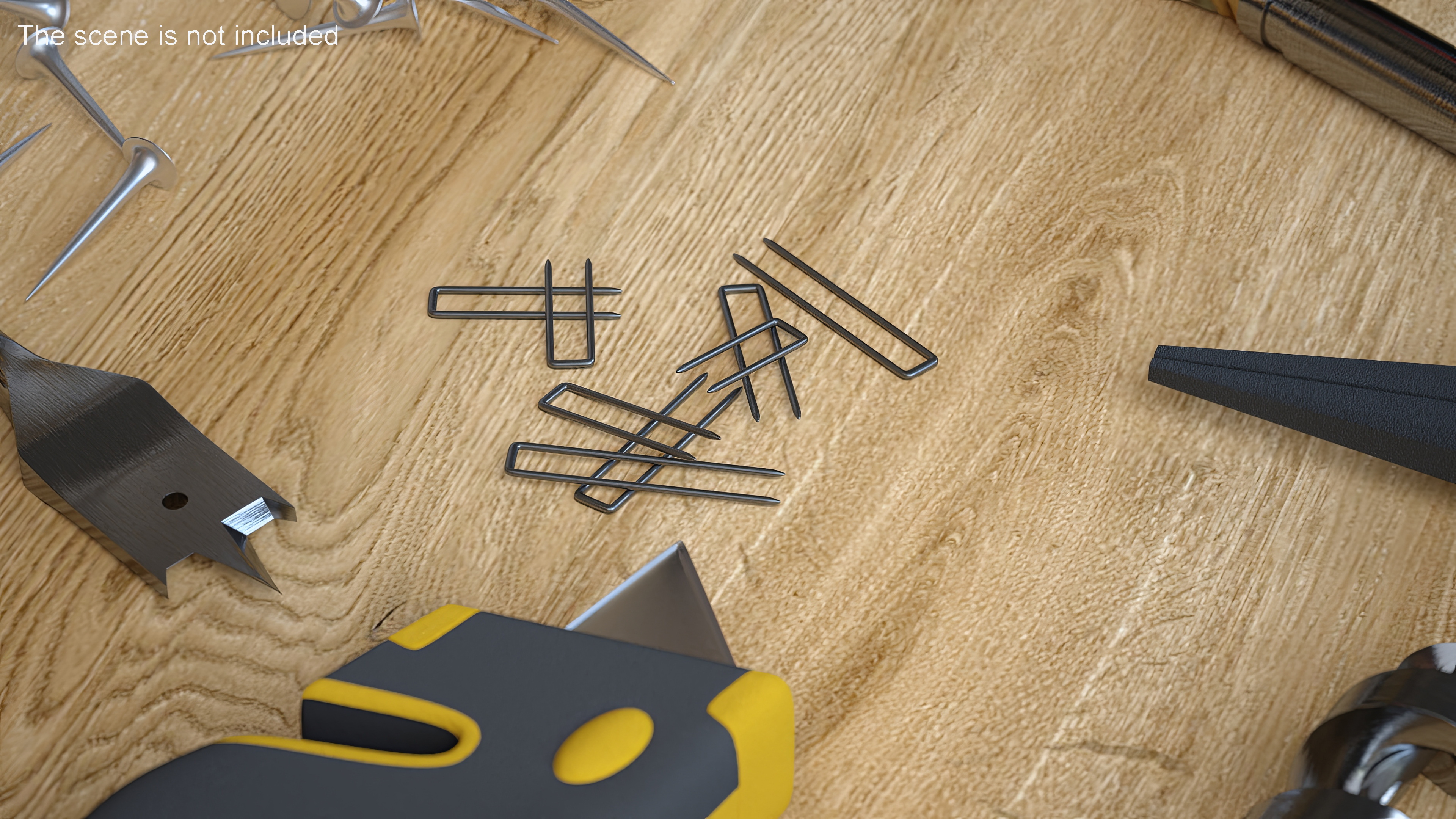 3D Pneumatic Nail Set model