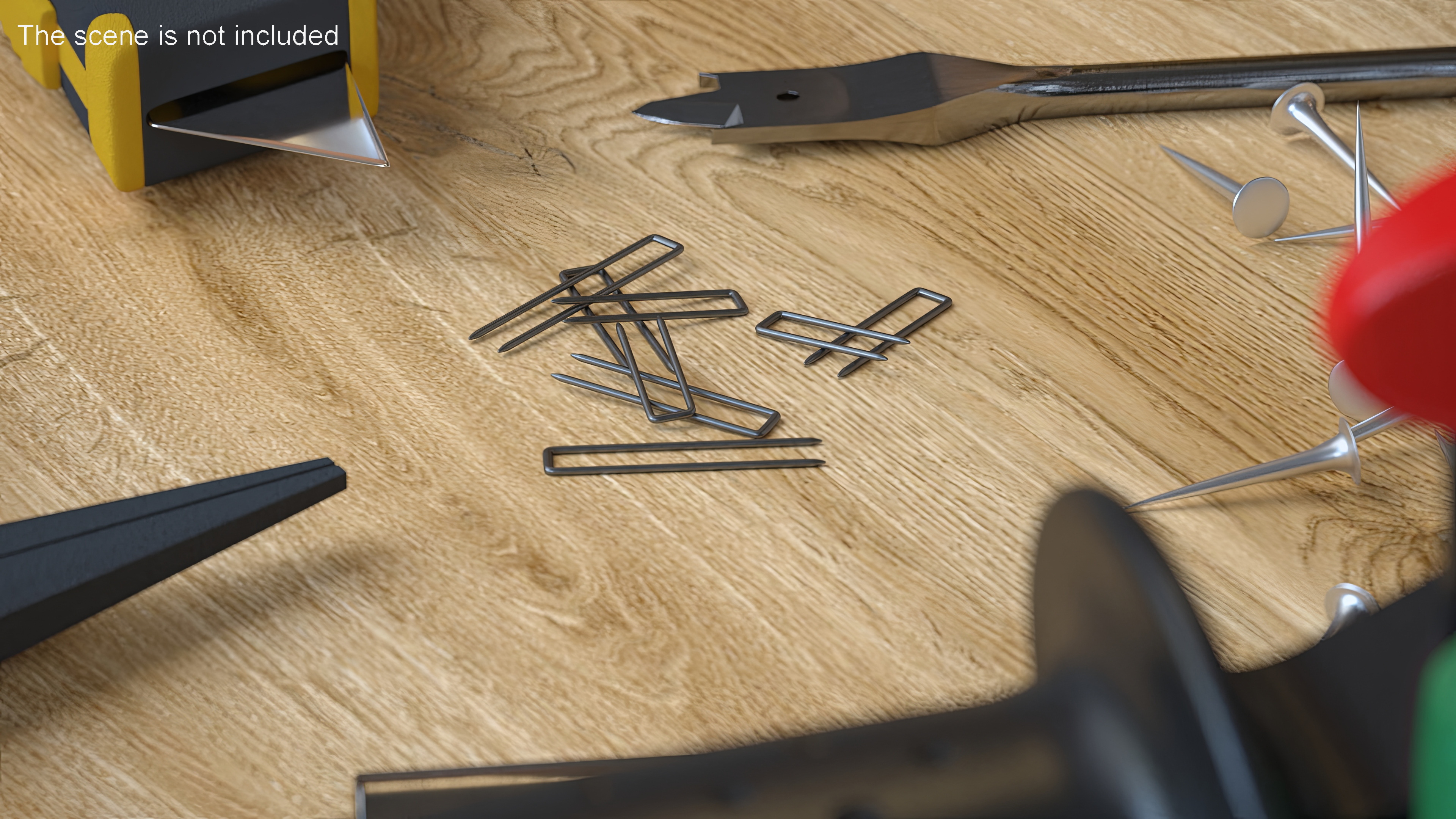 3D Pneumatic Nail Set model