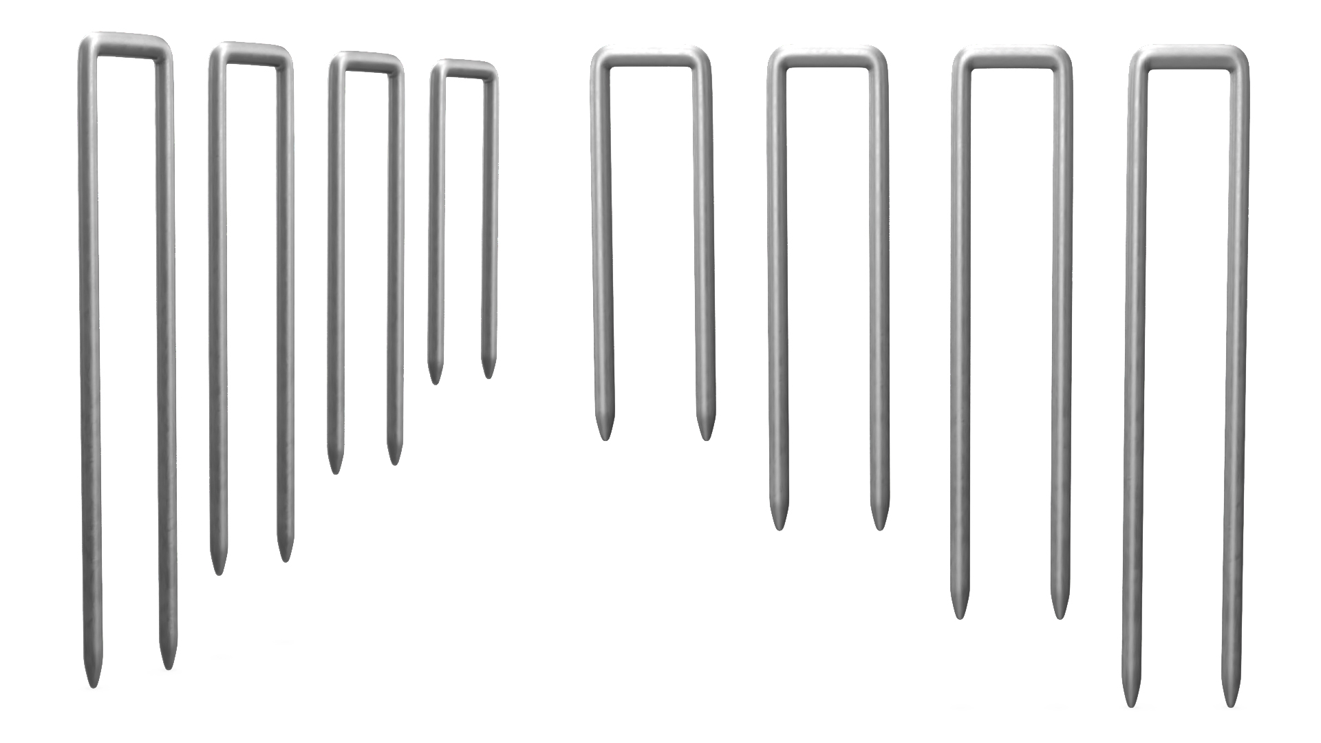 3D Pneumatic Nail Set model