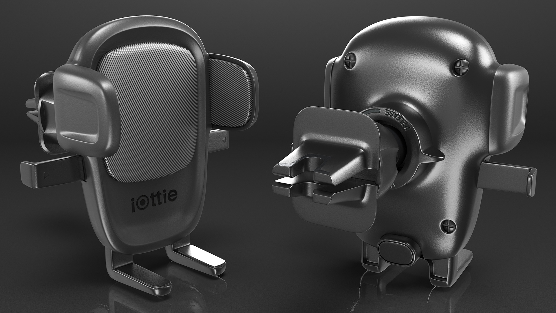 3D iOttie Easy One Touch 5 Air Vent Car Phone Holder Rigged