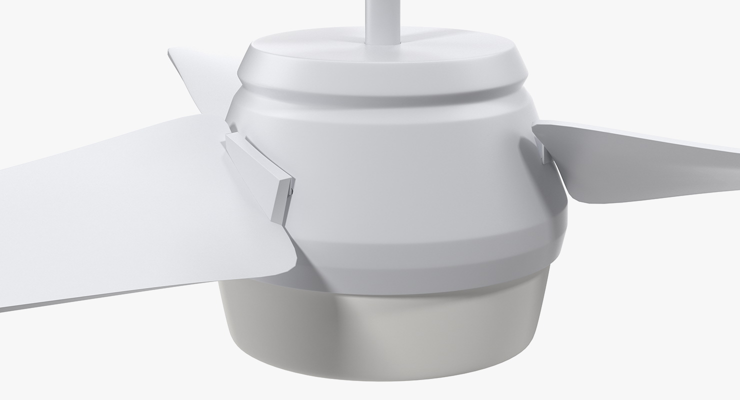 3-Blade Ceiling Fan 3D model