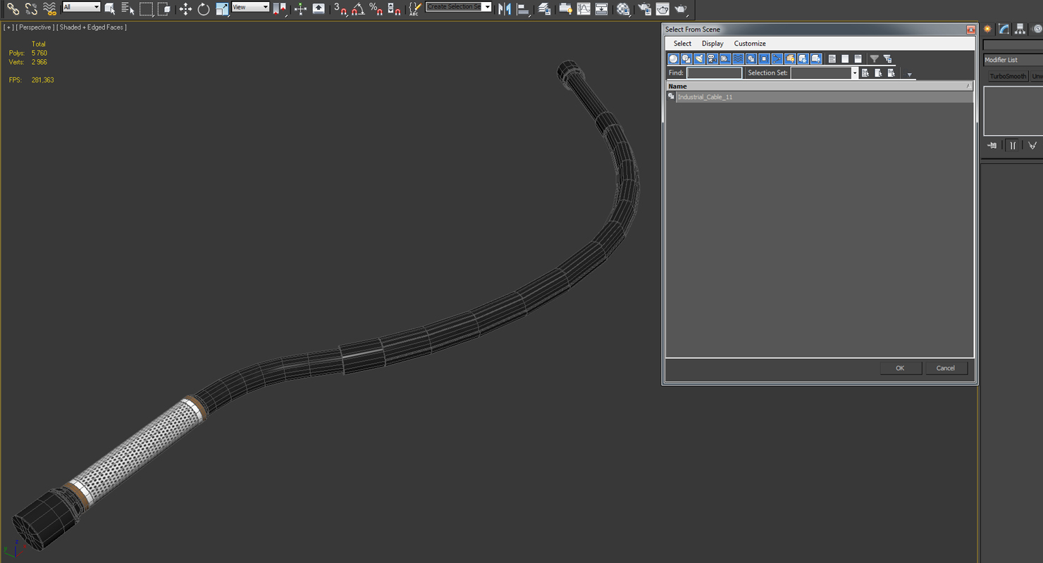 Industrial Cable 11 3D model