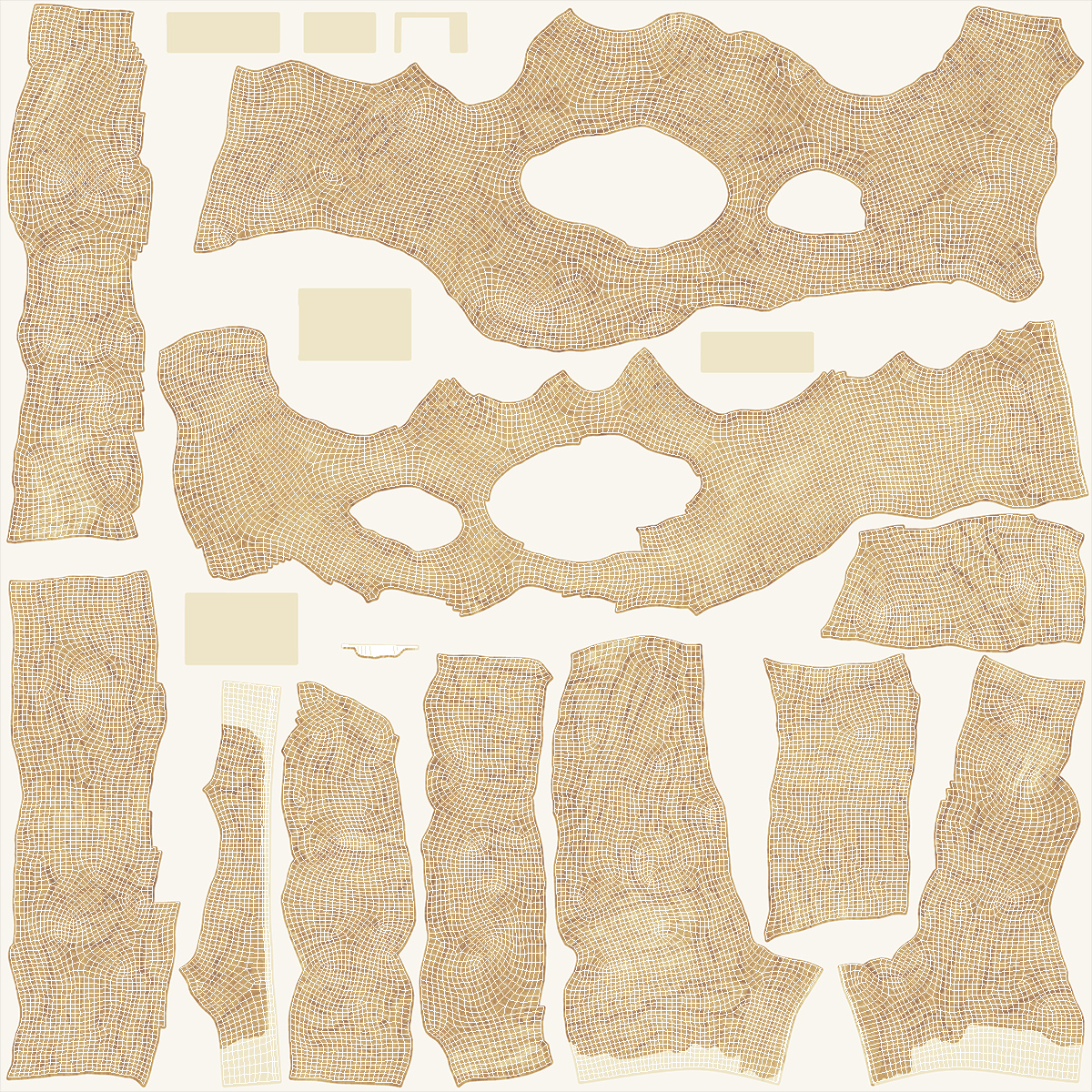 3D model Realistic Cave Sandy