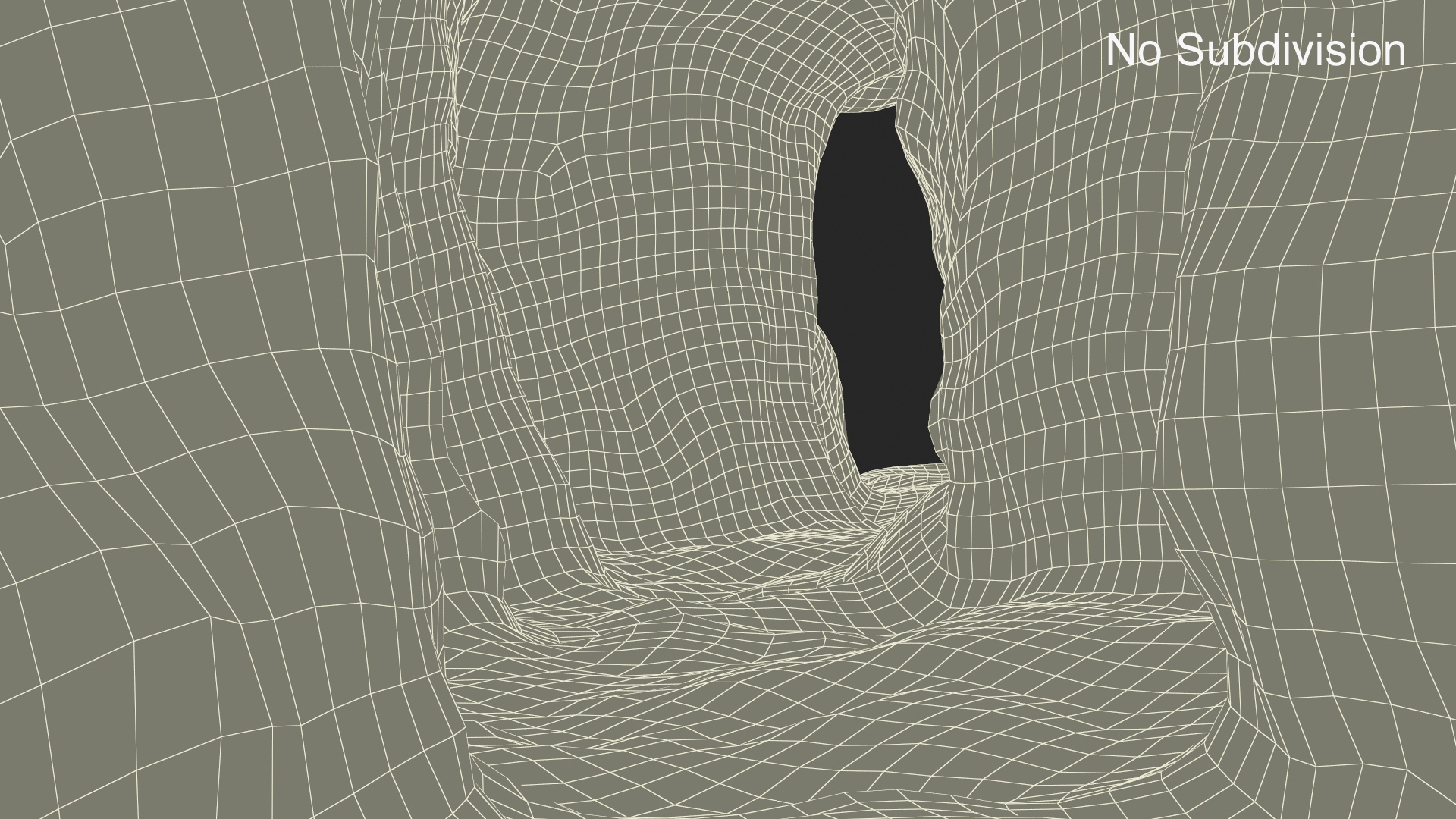 3D model Realistic Cave Sandy