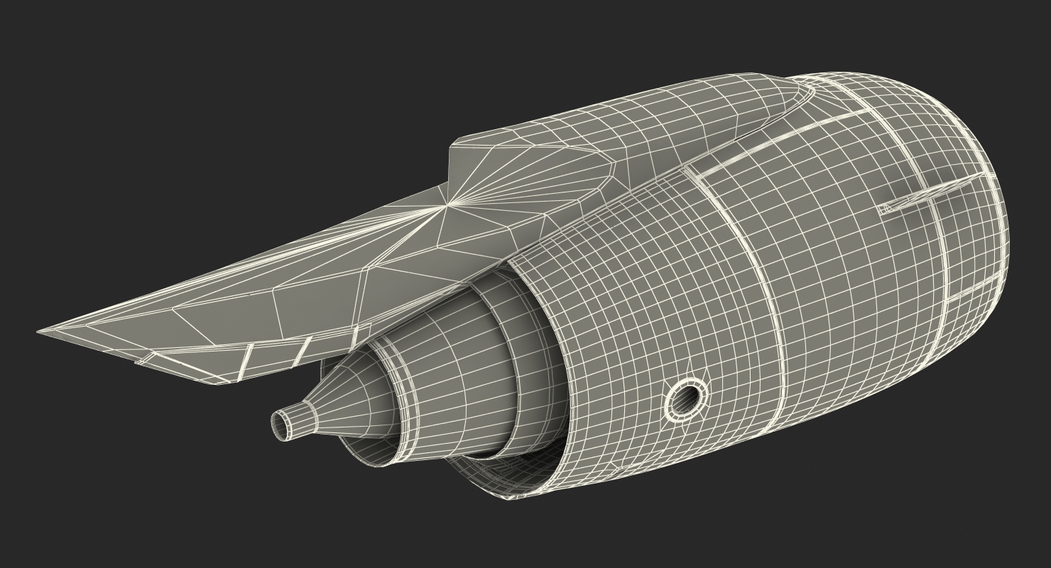 Boeing Turbofan Engine 3D