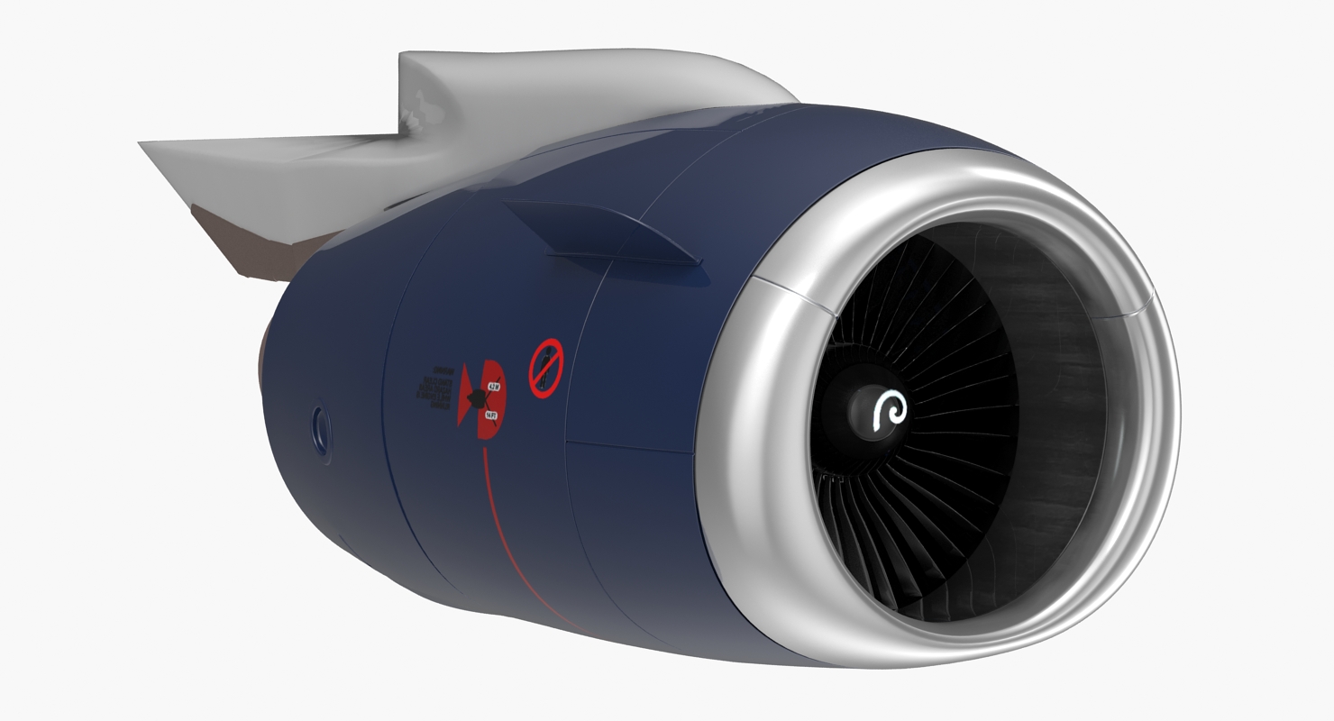 Boeing Turbofan Engine 3D