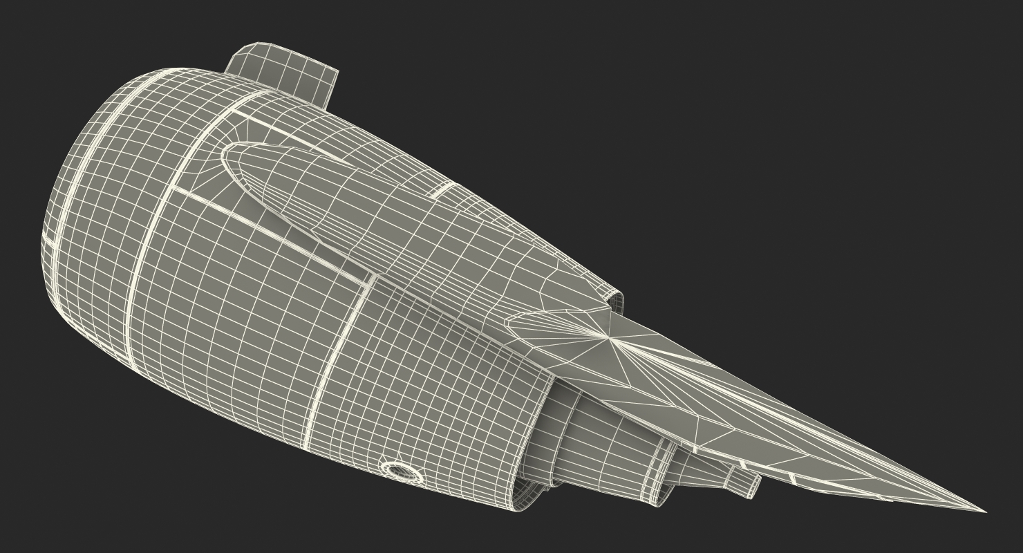 Boeing Turbofan Engine 3D
