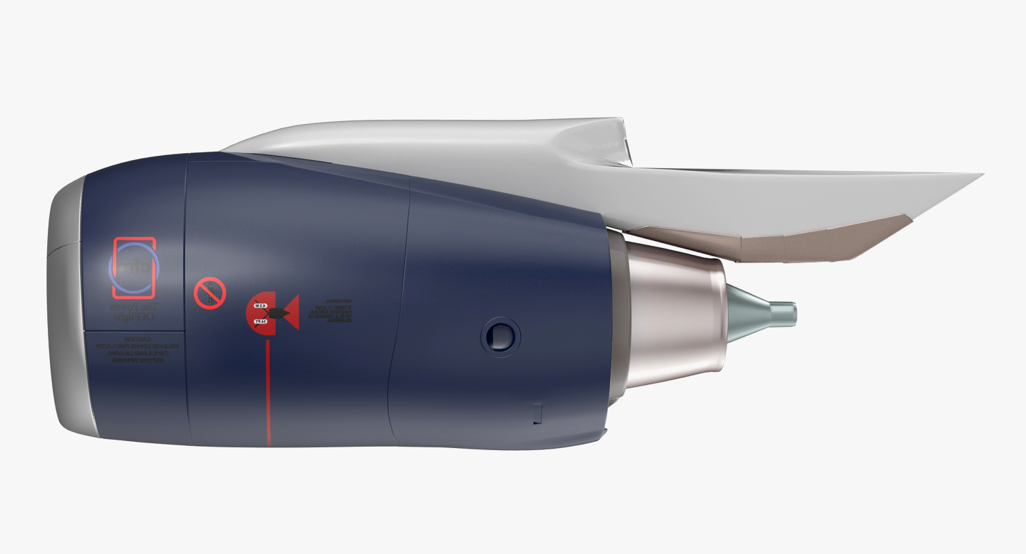 Boeing Turbofan Engine 3D
