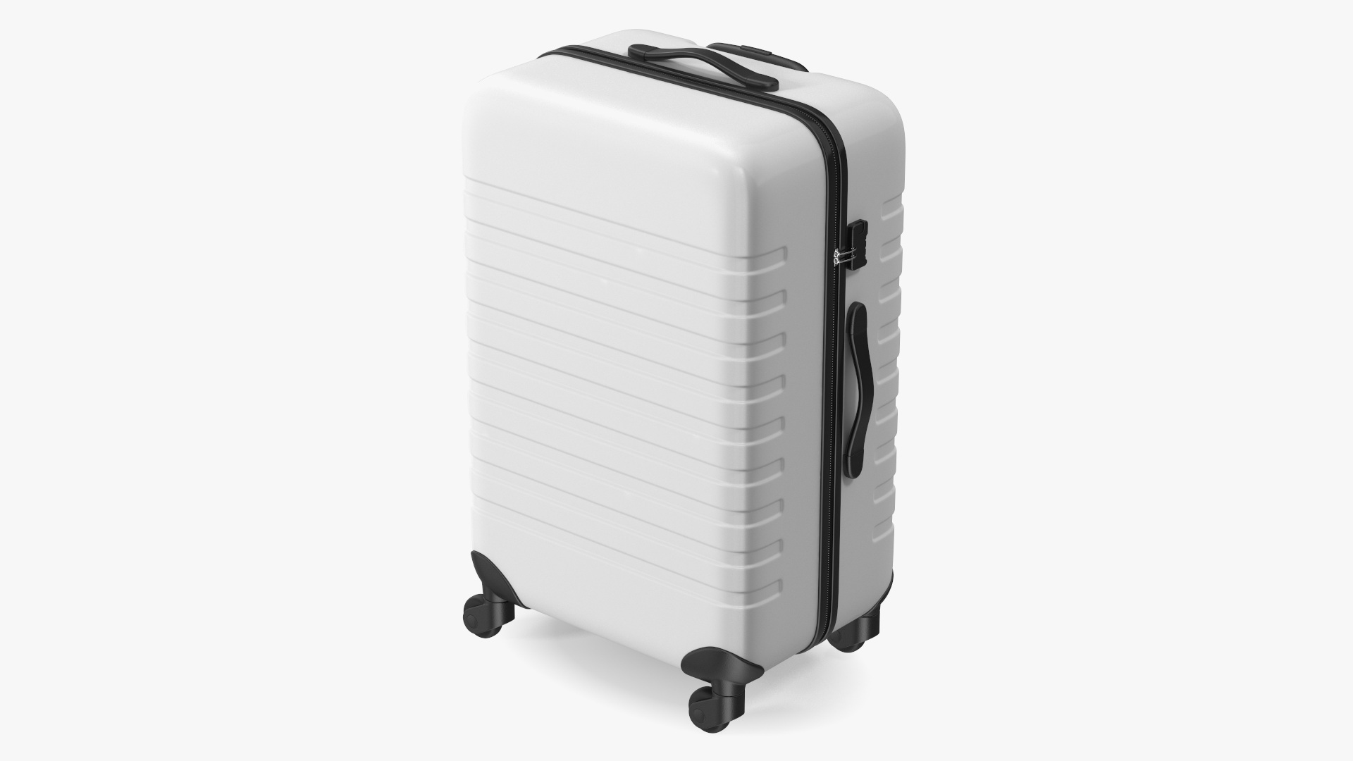 Hard Shell Rolling Suitcase 3D