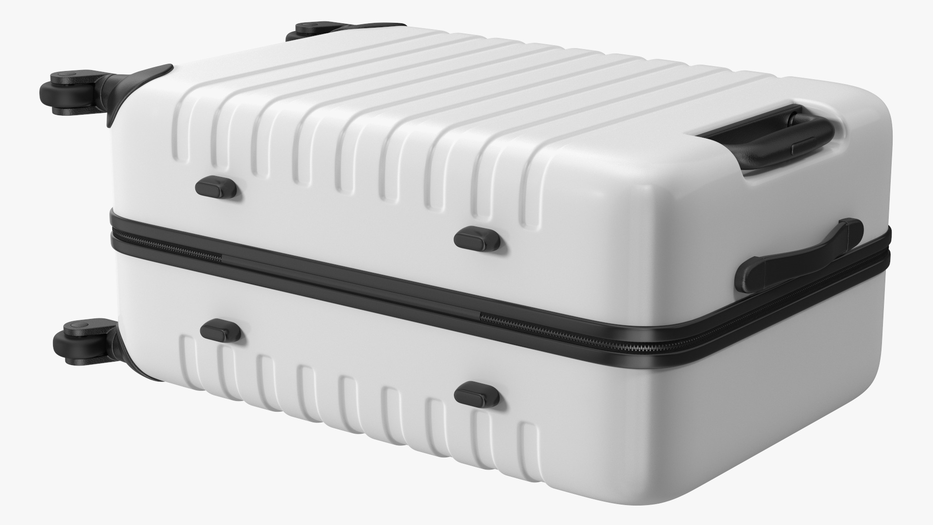 Hard Shell Rolling Suitcase 3D