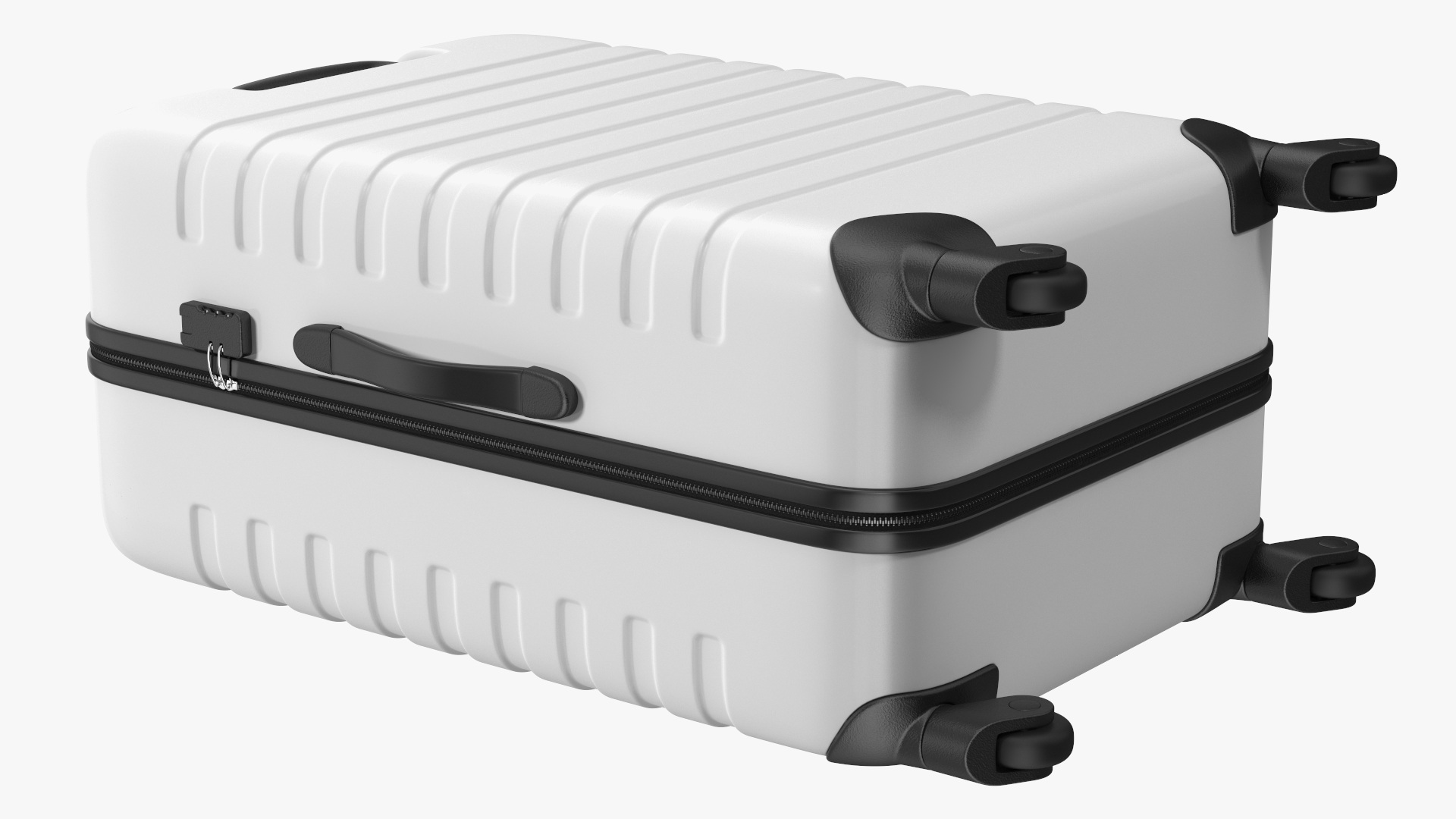 Hard Shell Rolling Suitcase 3D