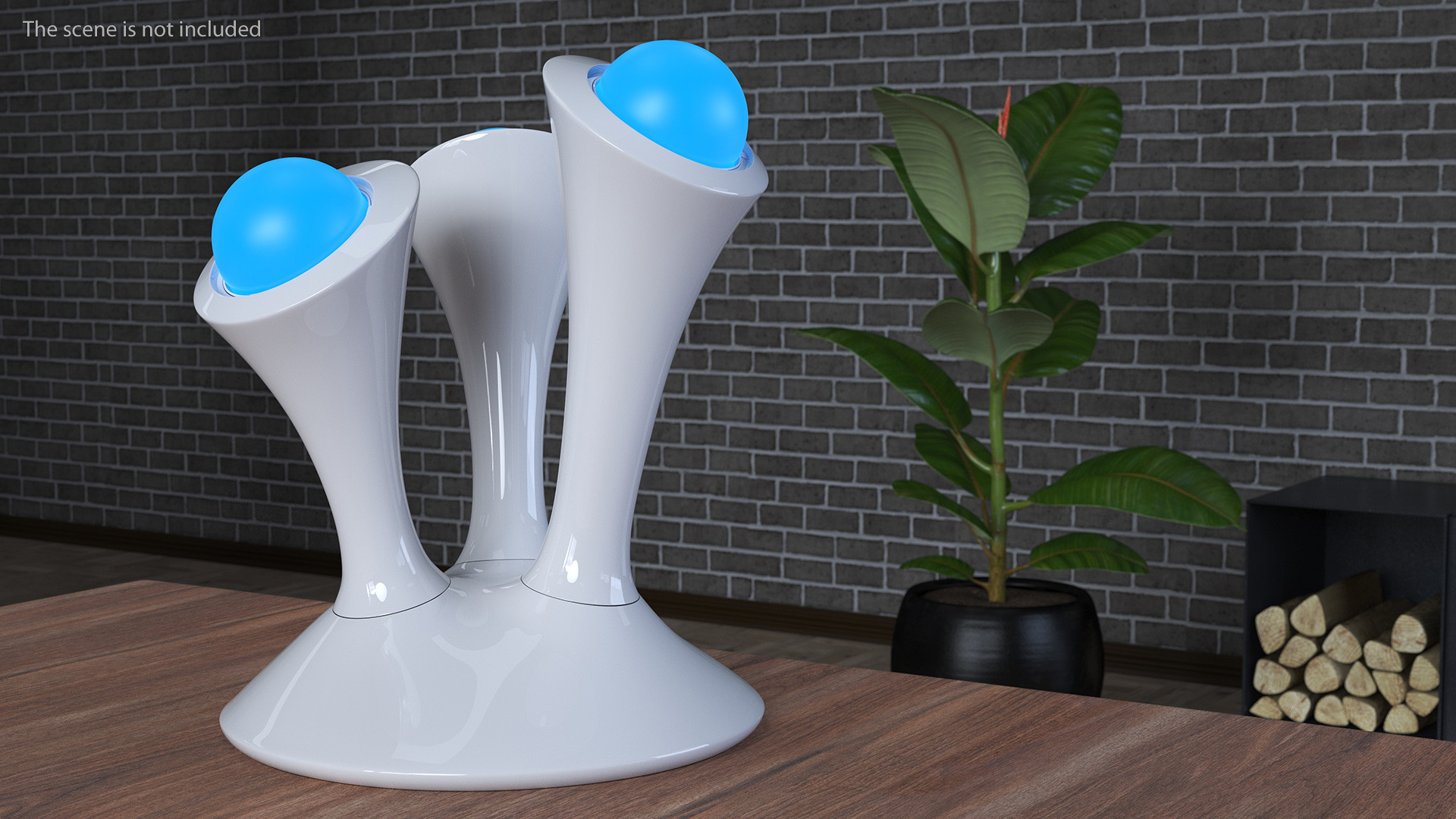 LED Night Light Boon Glo with Portable Balls Blue 3D model