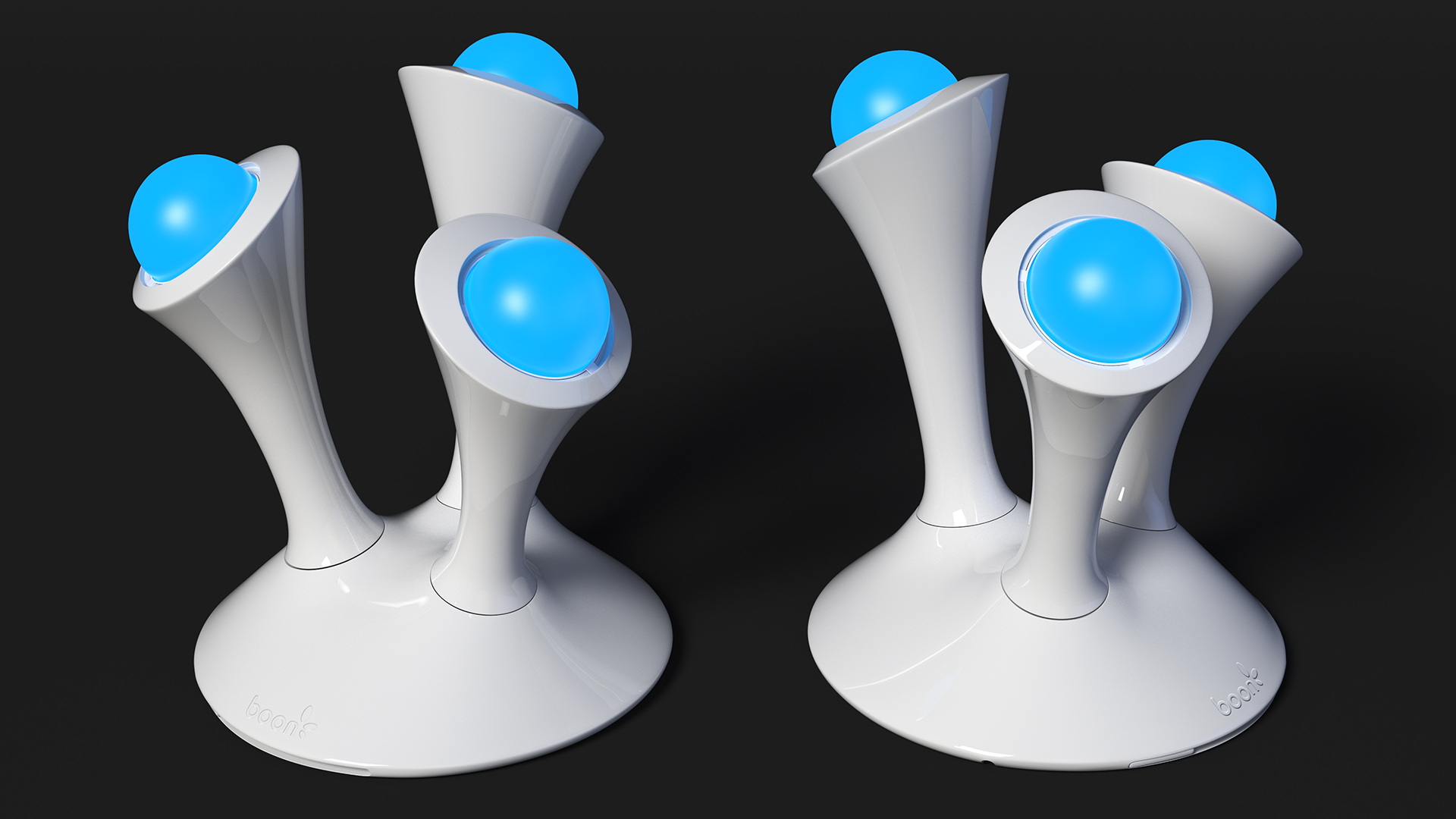 LED Night Light Boon Glo with Portable Balls Blue 3D model