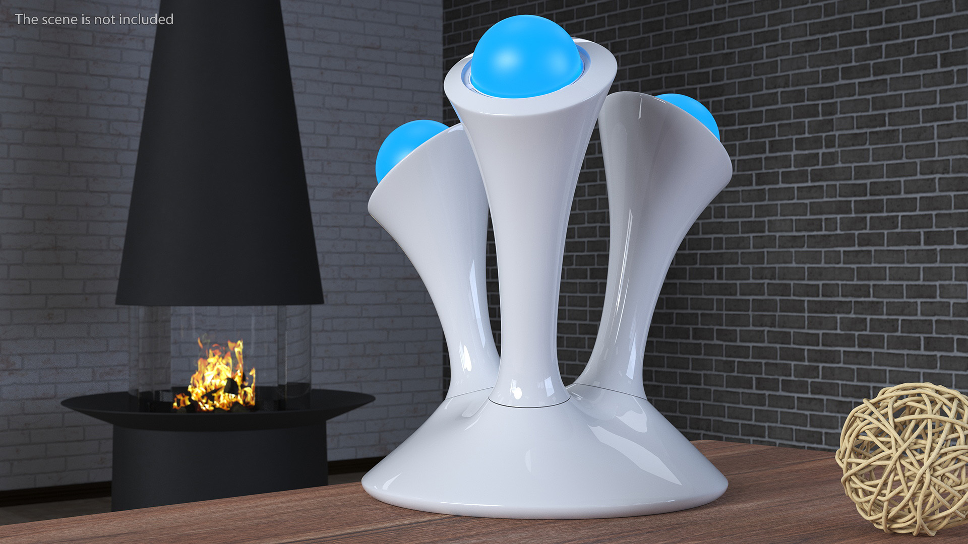 LED Night Light Boon Glo with Portable Balls Blue 3D model