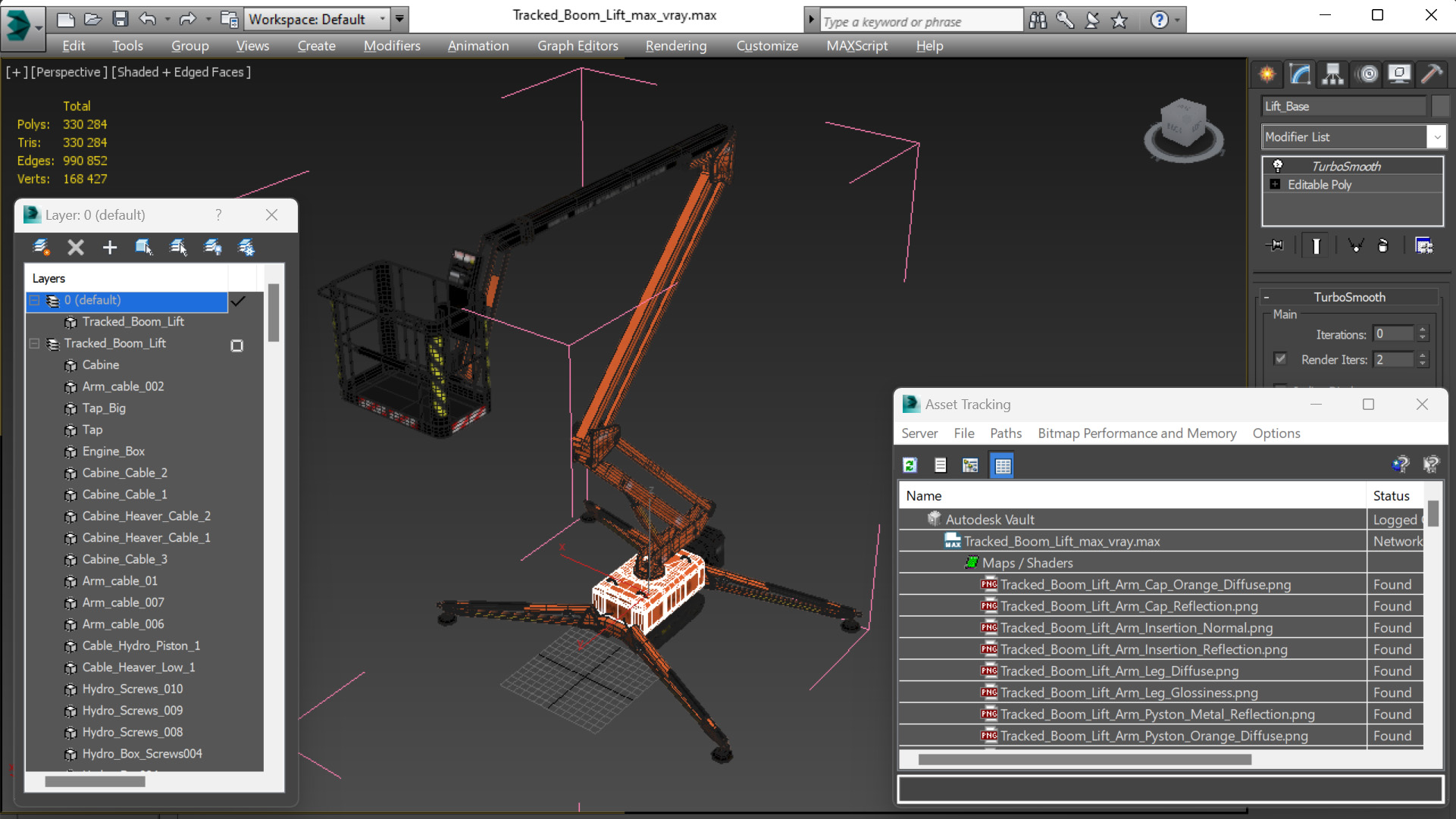 Tracked Boom Lift 3D