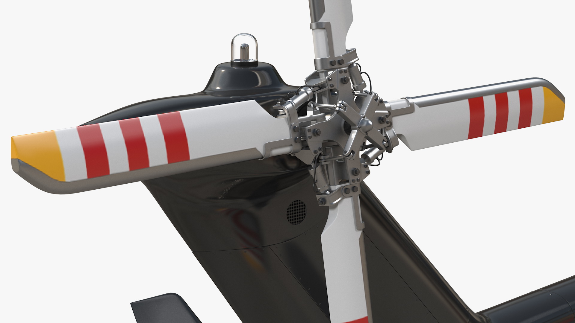 3D Medium Sized Twin Engined Helicopter Rigged model